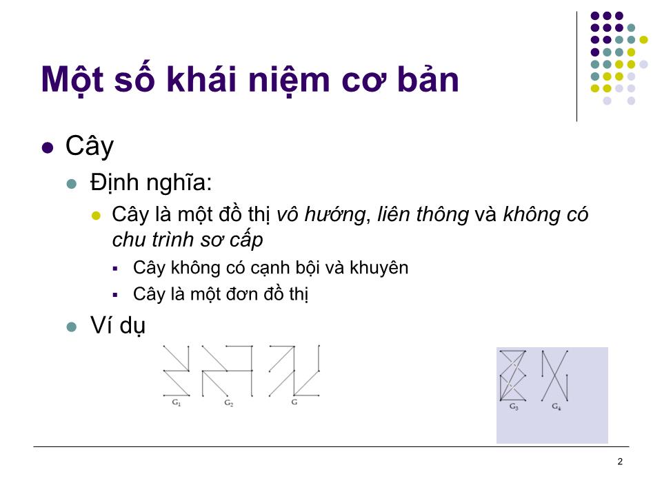 Bài giảng Toán rời rạc - Chương 6: Cây trang 2