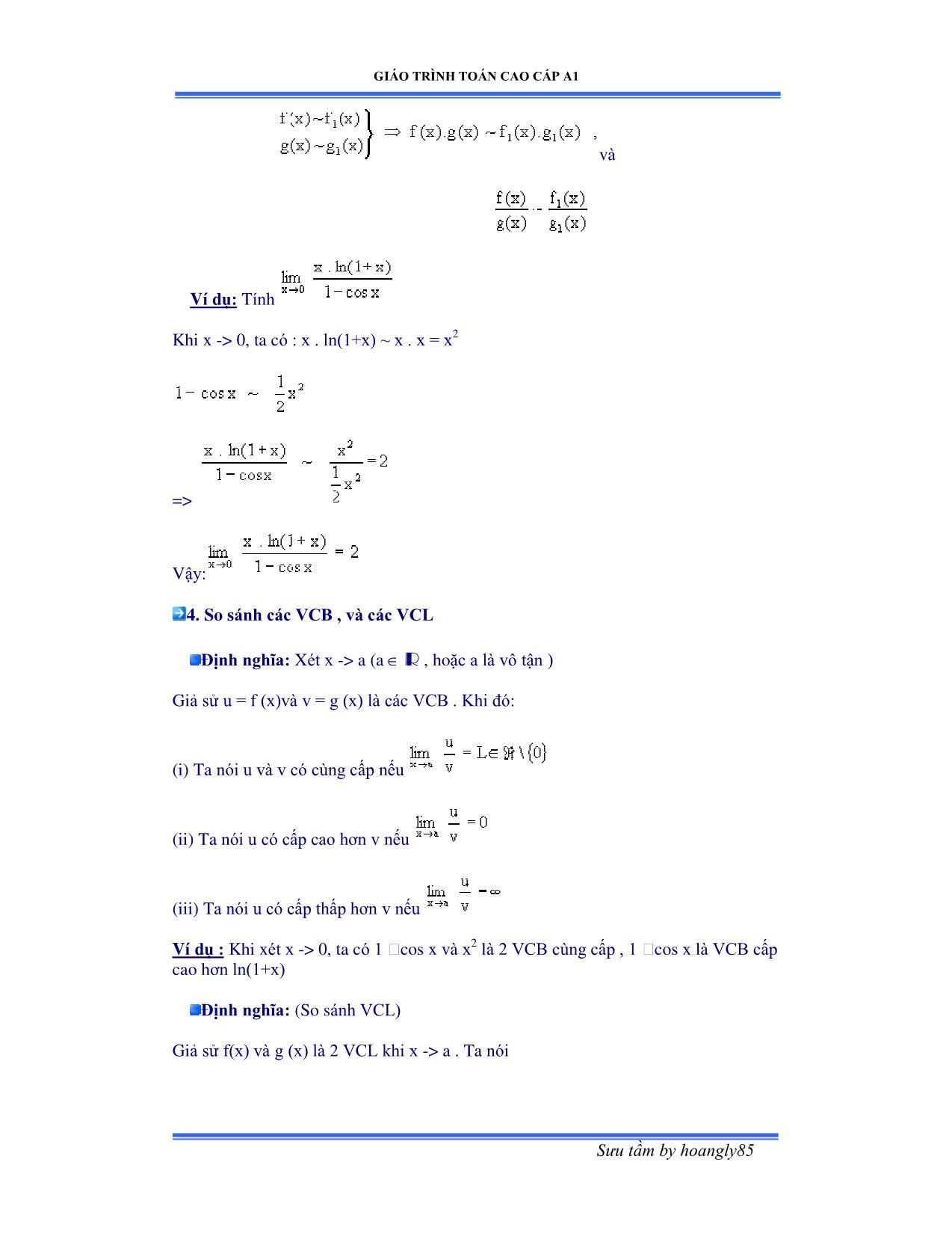 Giáo trình Toán cao cấp A1 trang 9