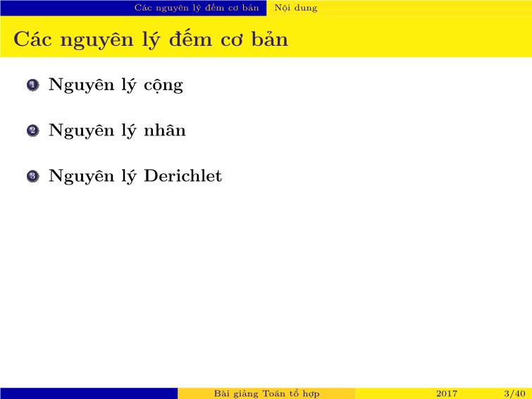 Bài giảng Toán tổ hợp - Chương 1: Tổ hợp cơ bản trang 3