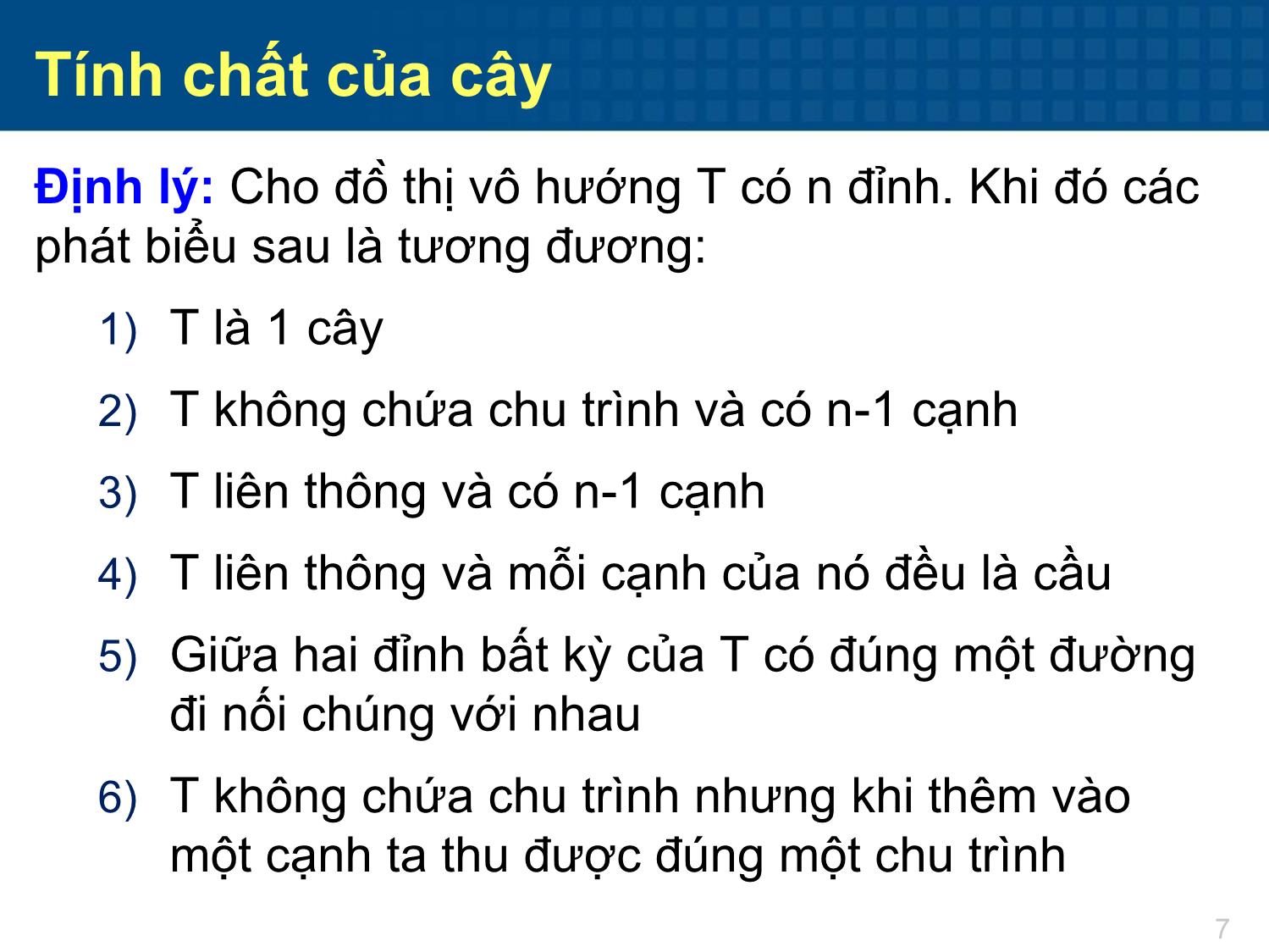 Bài giảng Toán tổ hợp - Chương 5: Cây trang 7