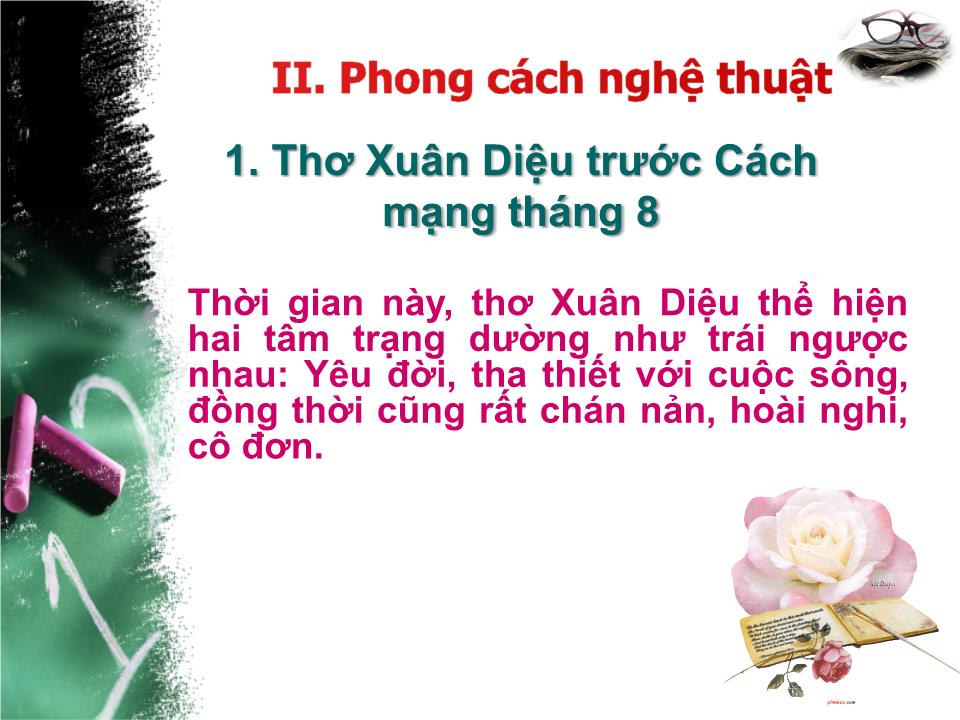 Bài giảng Văn học Việt Nam - Đề tài: Xuân Diệu + Huy Cận trang 8