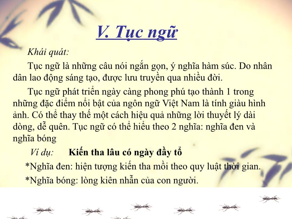 Bài giảng Văn học Việt Nam - Ca dao, tục ngữ và câu đố, dân ca trang 2