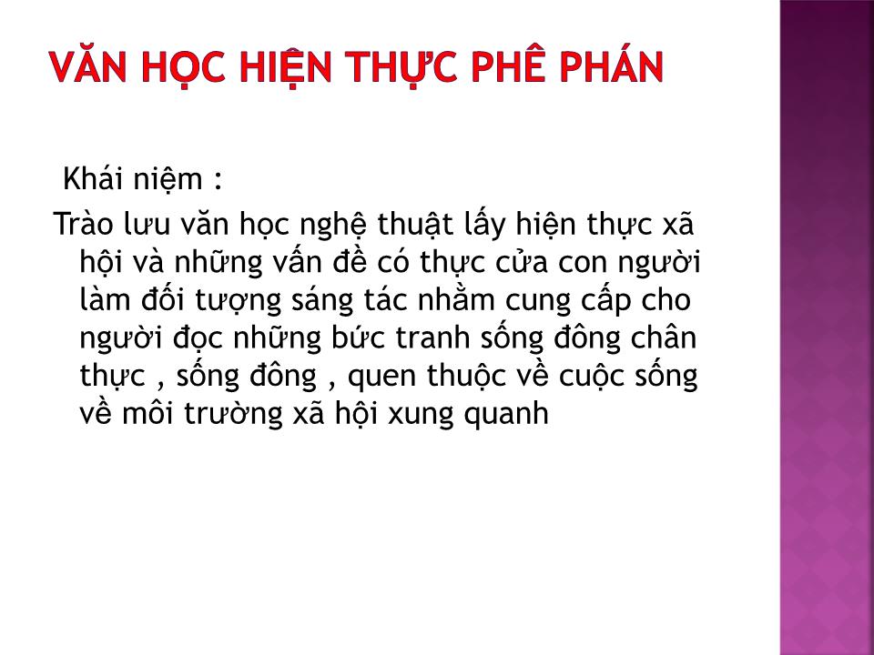 Bài giảng Văn học Việt Nam - Đề bài: Văn học hiện thực phê phán trang 2