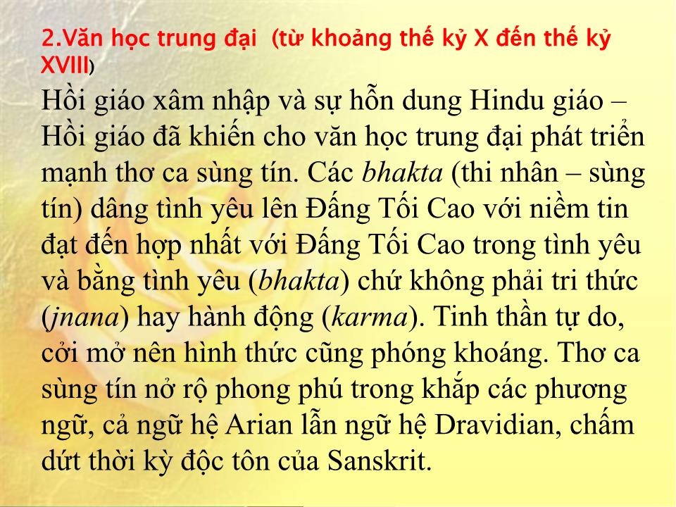 Đề tài Văn học Châu Á 2 trang 9