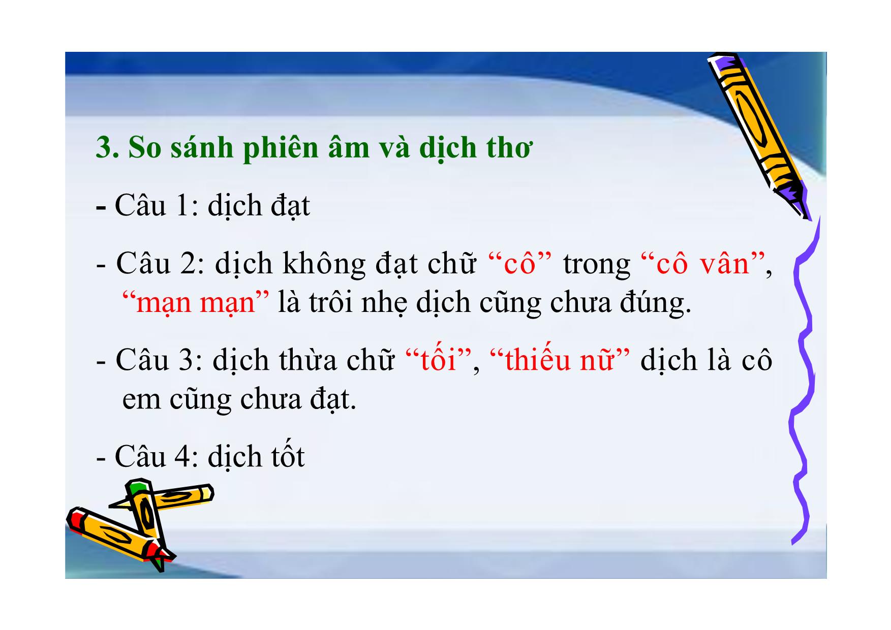 Bài giảng Ngữ văn Lớp 11 - Bài: Chiều tối (Mộ) trang 6