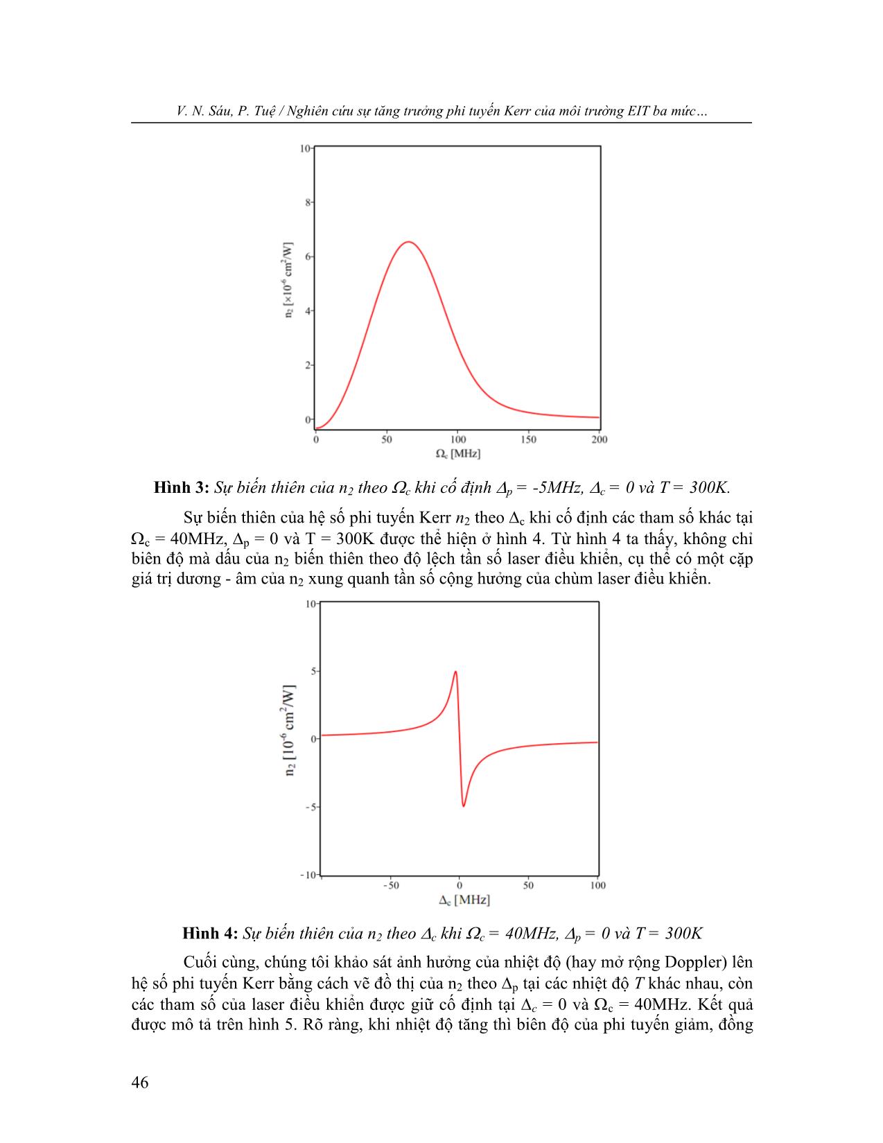 Nghiên cứu sự tăng cường phi tuyến Kerr của môi trường EIT ba mức bậc thang có mở rộng Doppler trang 7