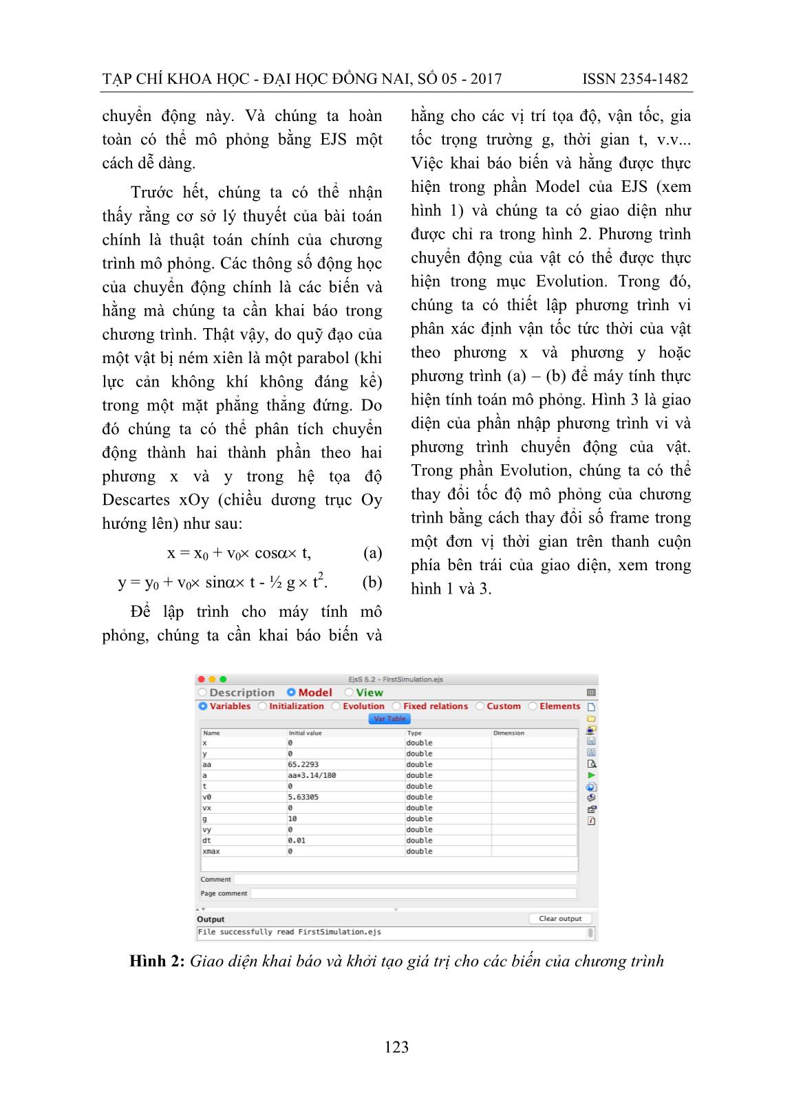 Thí nghiệm vật lý ảo với Easy Java Simulation trang 4
