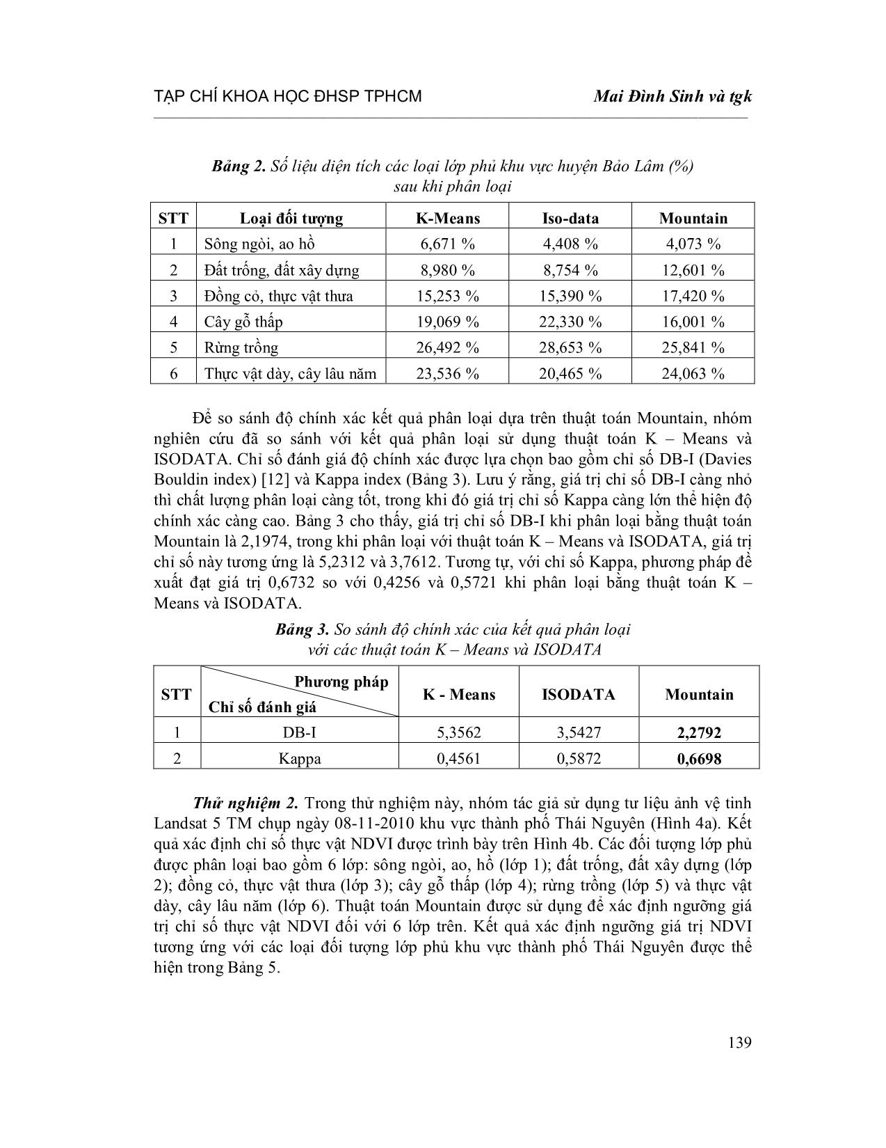 Phương pháp bán giám sát trong phân loại lớp phủ trên ảnh vệ tinh sử dụng thuật toán Mountain trang 8