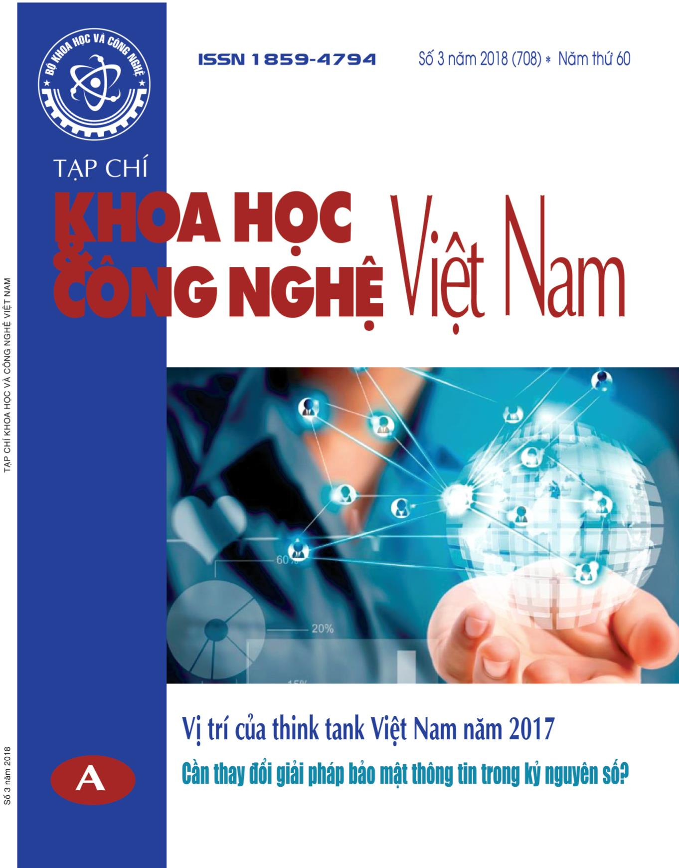 Tạp chí Khoa học Công nghệ Việt Nam - Số 3 năm 2018 (708) trang 1