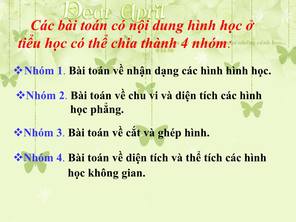 Chuyên đề Một số bài toán hình học trang 2