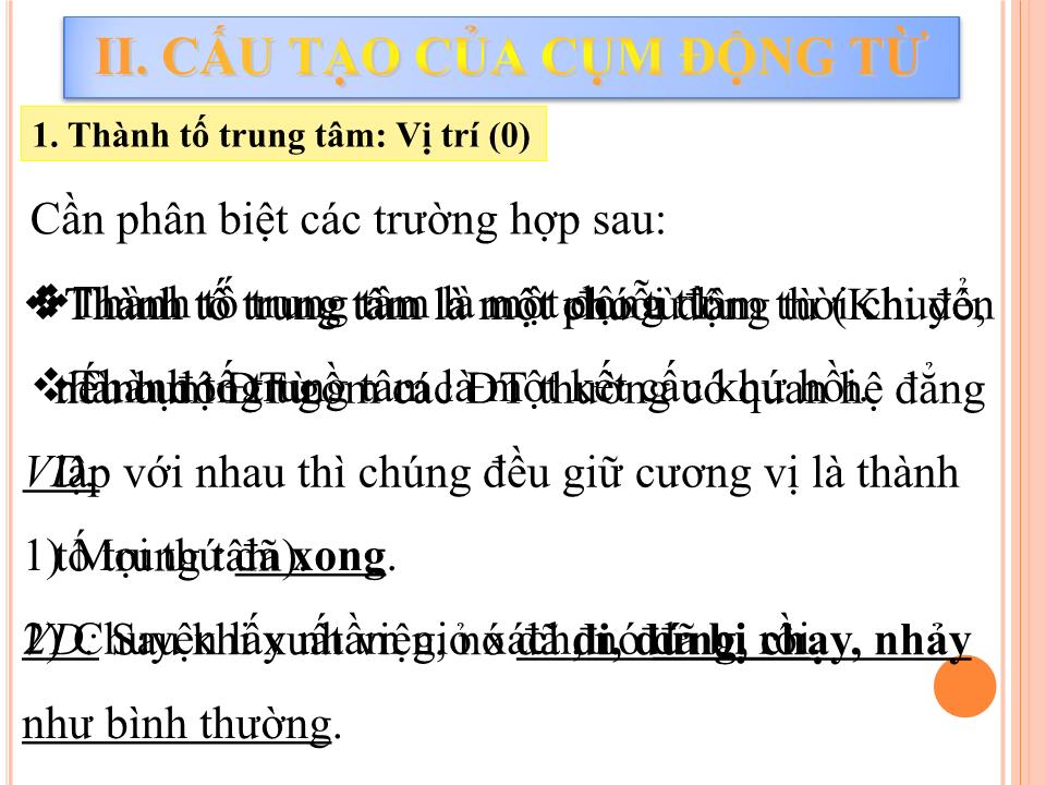 Đề tài Ngữ pháp Tiếng Việt ở tiểu học - Cụm động từ trang 6