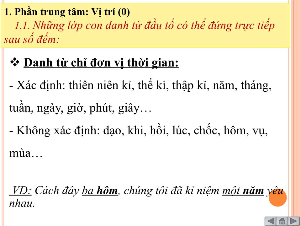 Đề tài Ngữ pháp và ngữ pháp văn bản - Cụm danh từ trang 10