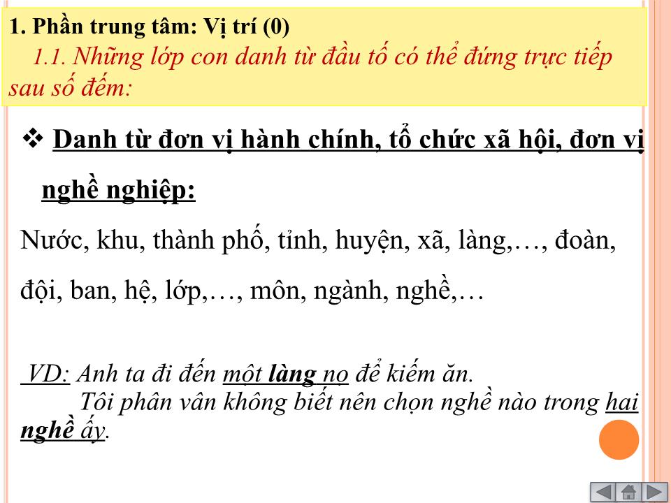 Đề tài Ngữ pháp và ngữ pháp văn bản - Cụm danh từ trang 8