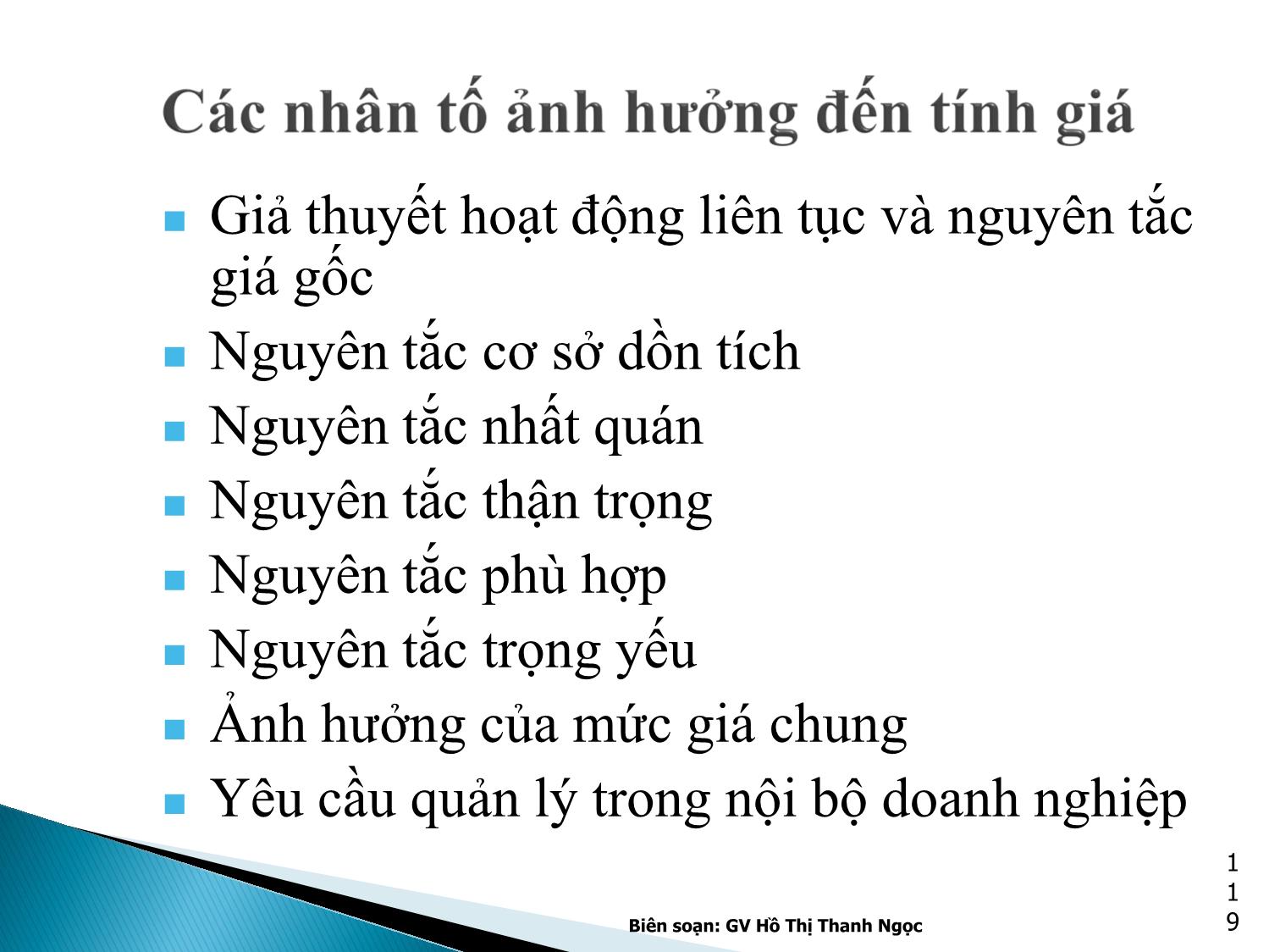 Bài giảng Nguyên lý kế toán - Chương 4: Phương pháp tính giá các đối tượng kế toán trang 6