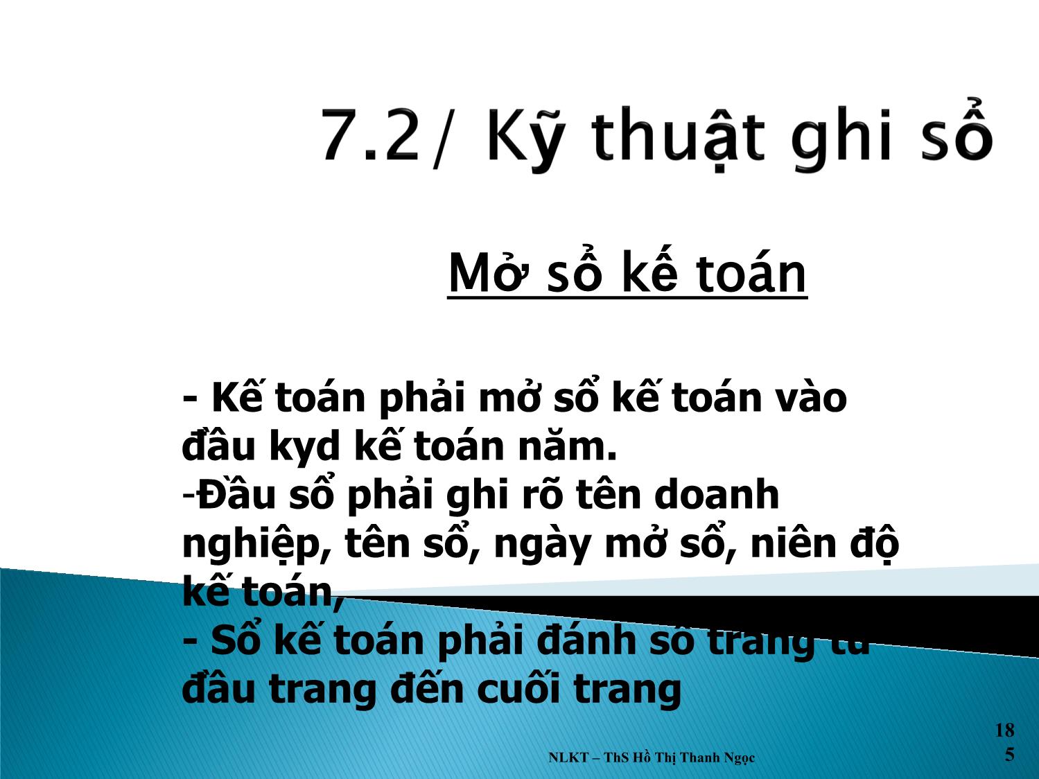 Bài giảng Nguyên lý kế toán - Chương 7: Sổ sách kế toán trang 7