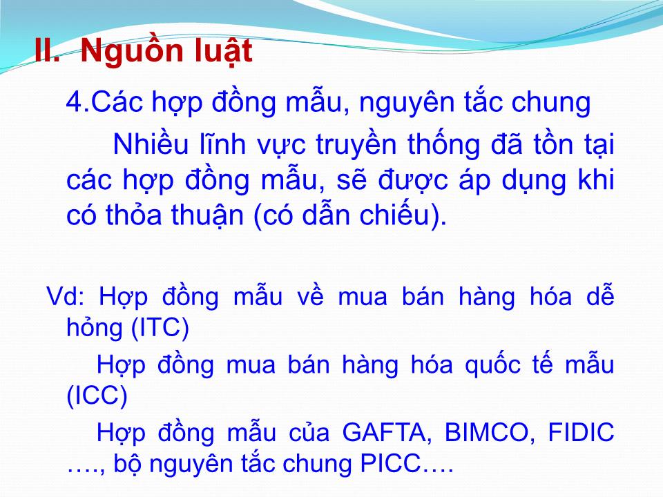 Bài giảng Hợp đồng thương mại quốc tế trang 10