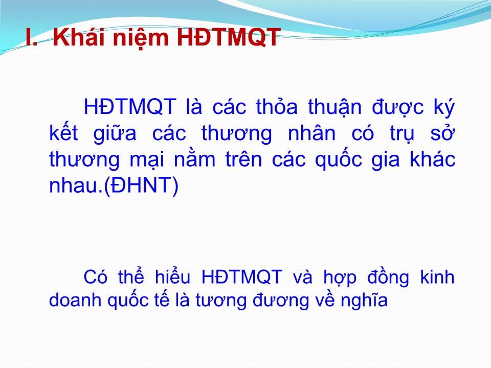 Bài giảng Hợp đồng thương mại quốc tế trang 5