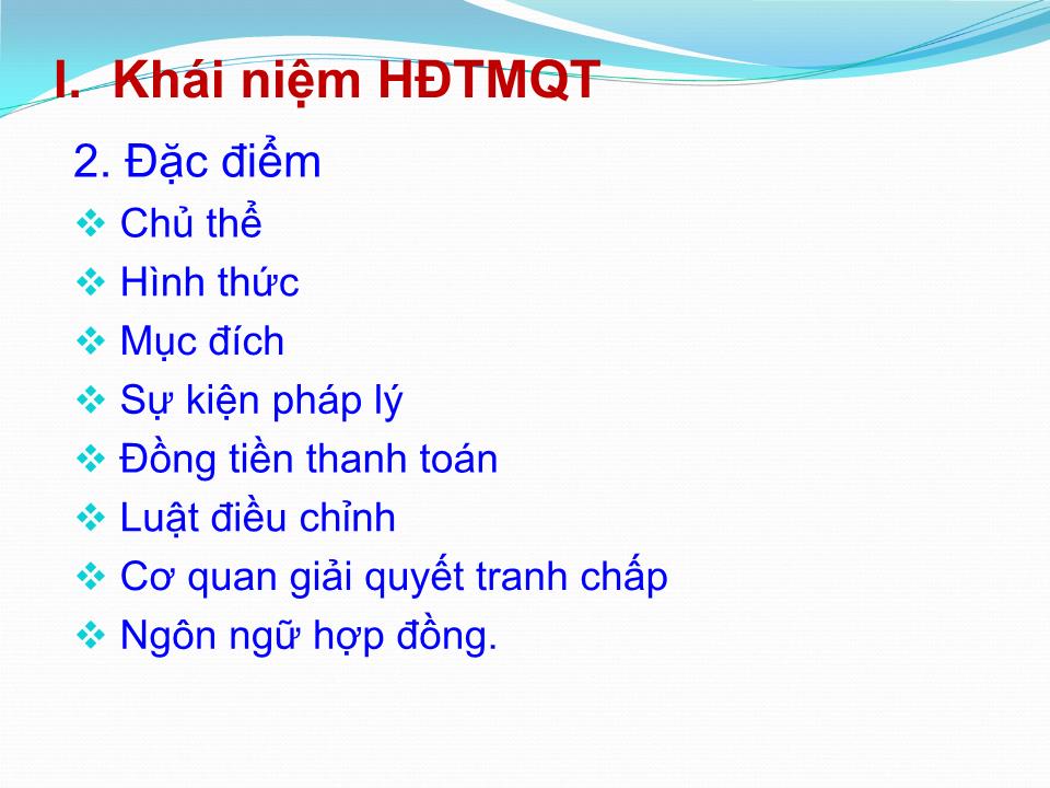 Bài giảng Hợp đồng thương mại quốc tế trang 6