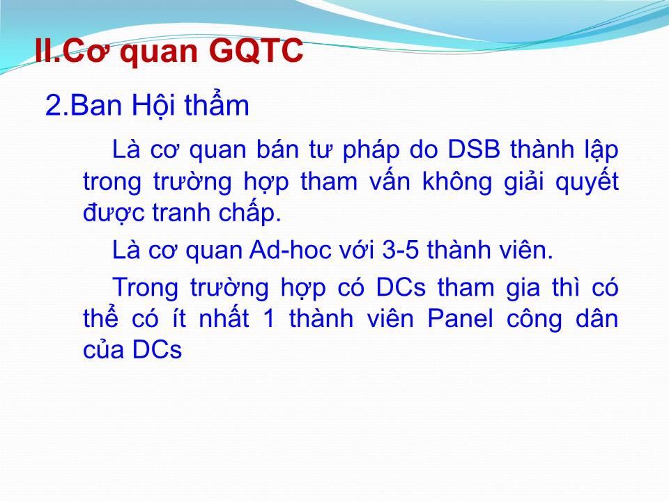 Bài giảng Giải quyết tranh chấp trang 10