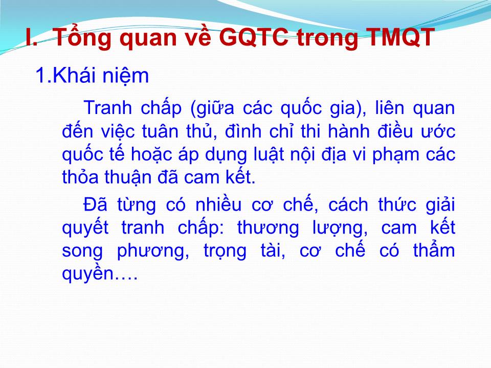 Bài giảng Giải quyết tranh chấp trang 3