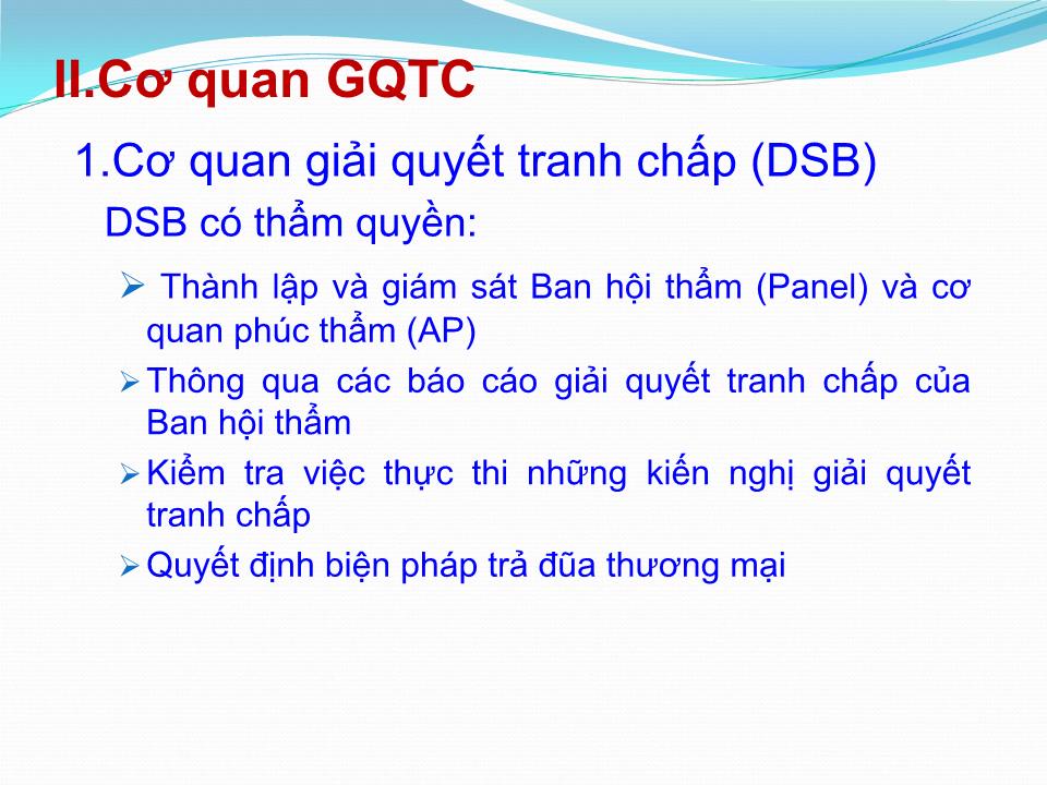 Bài giảng Giải quyết tranh chấp trang 8