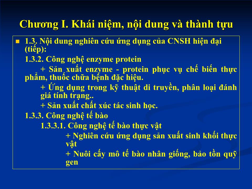 Bài giảng Công nghệ sinh học nông nghiệp trang 5