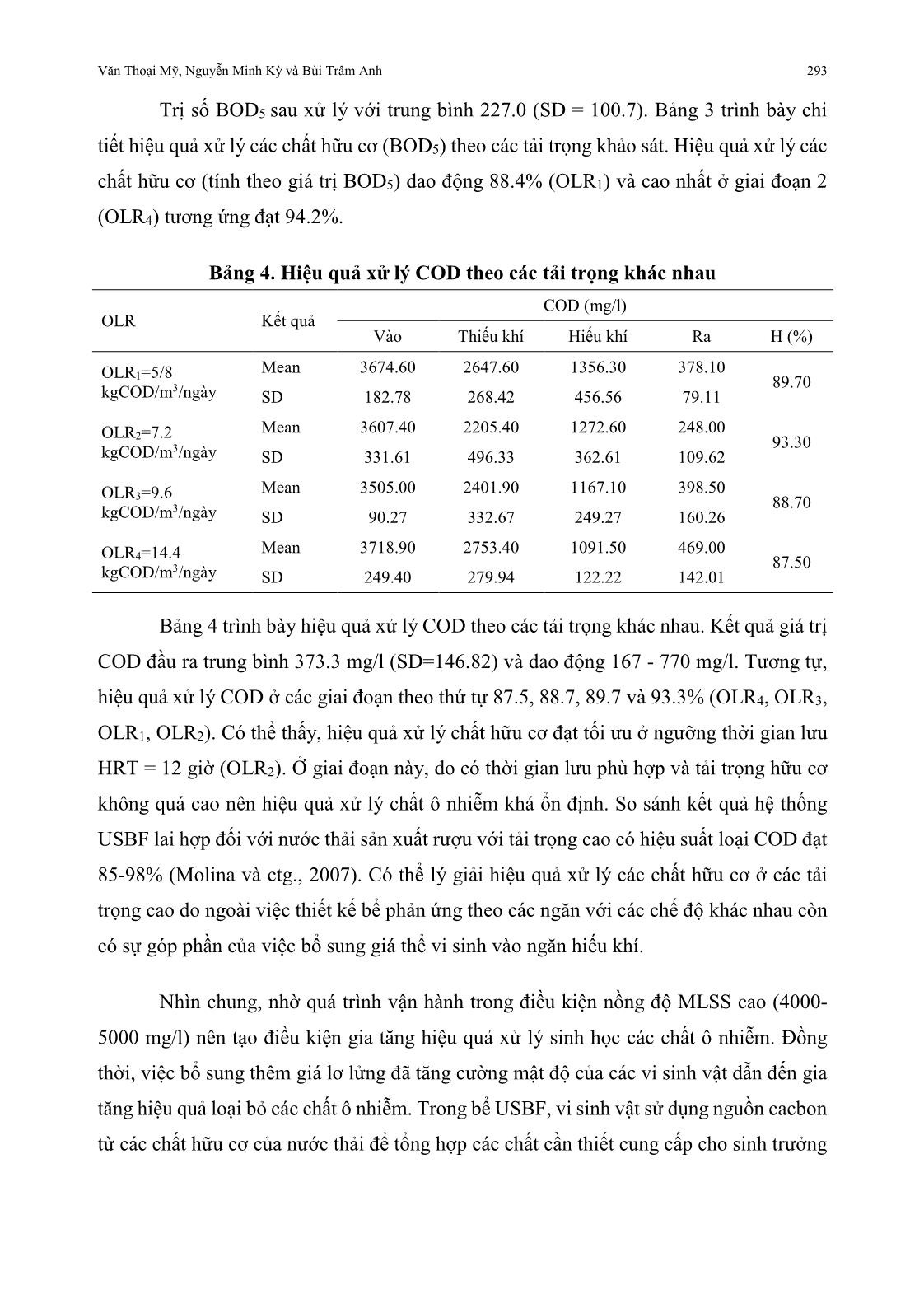 Nghiên cứu đánh giá hiệu quả xử lý chất hữu cơ trong nước thải chăn nuôi bằng công nghệ sinh học lọc ngược dòng trang 7