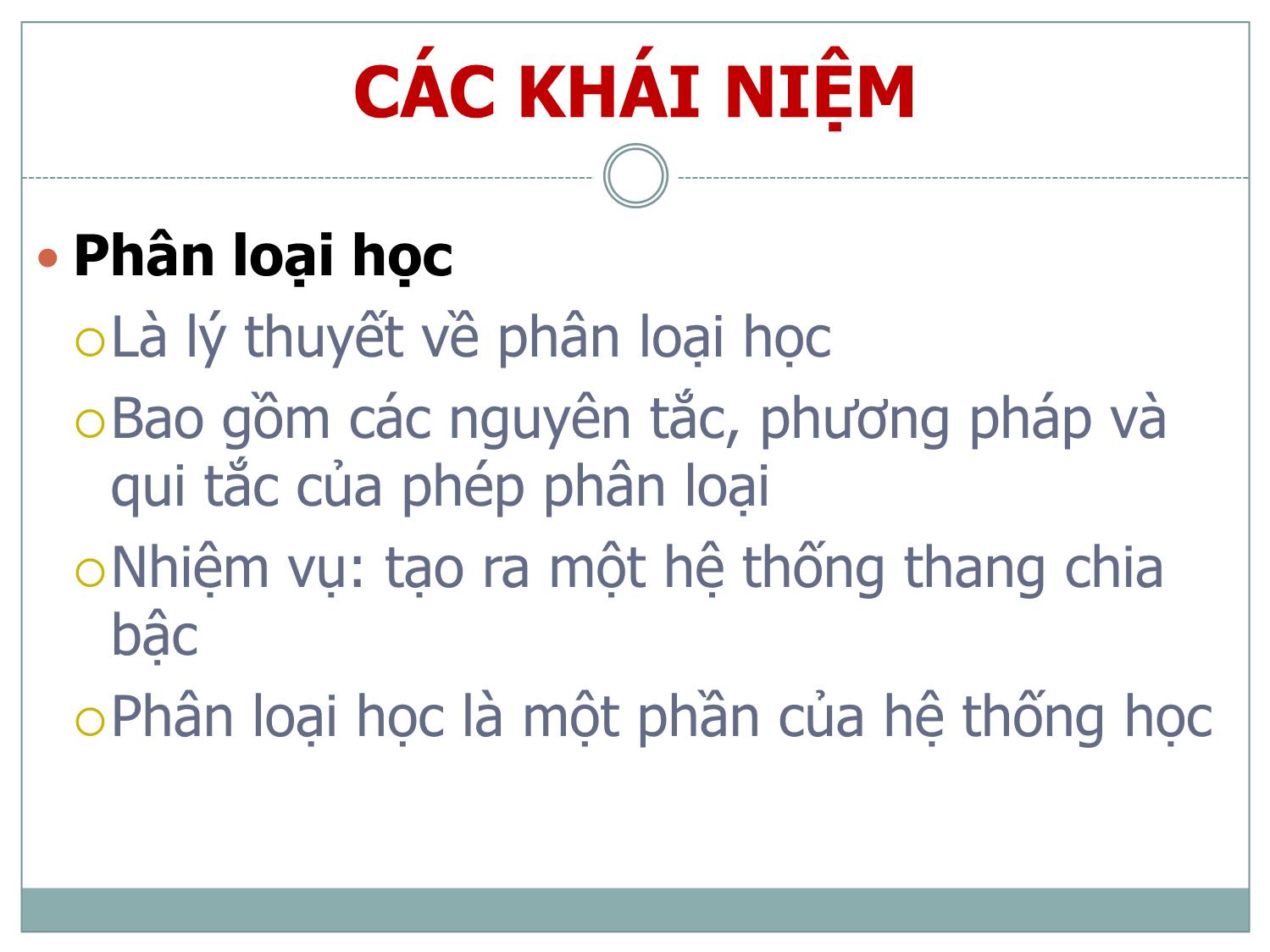 Bài giảng Danh pháp và phân loại thực vật trang 4