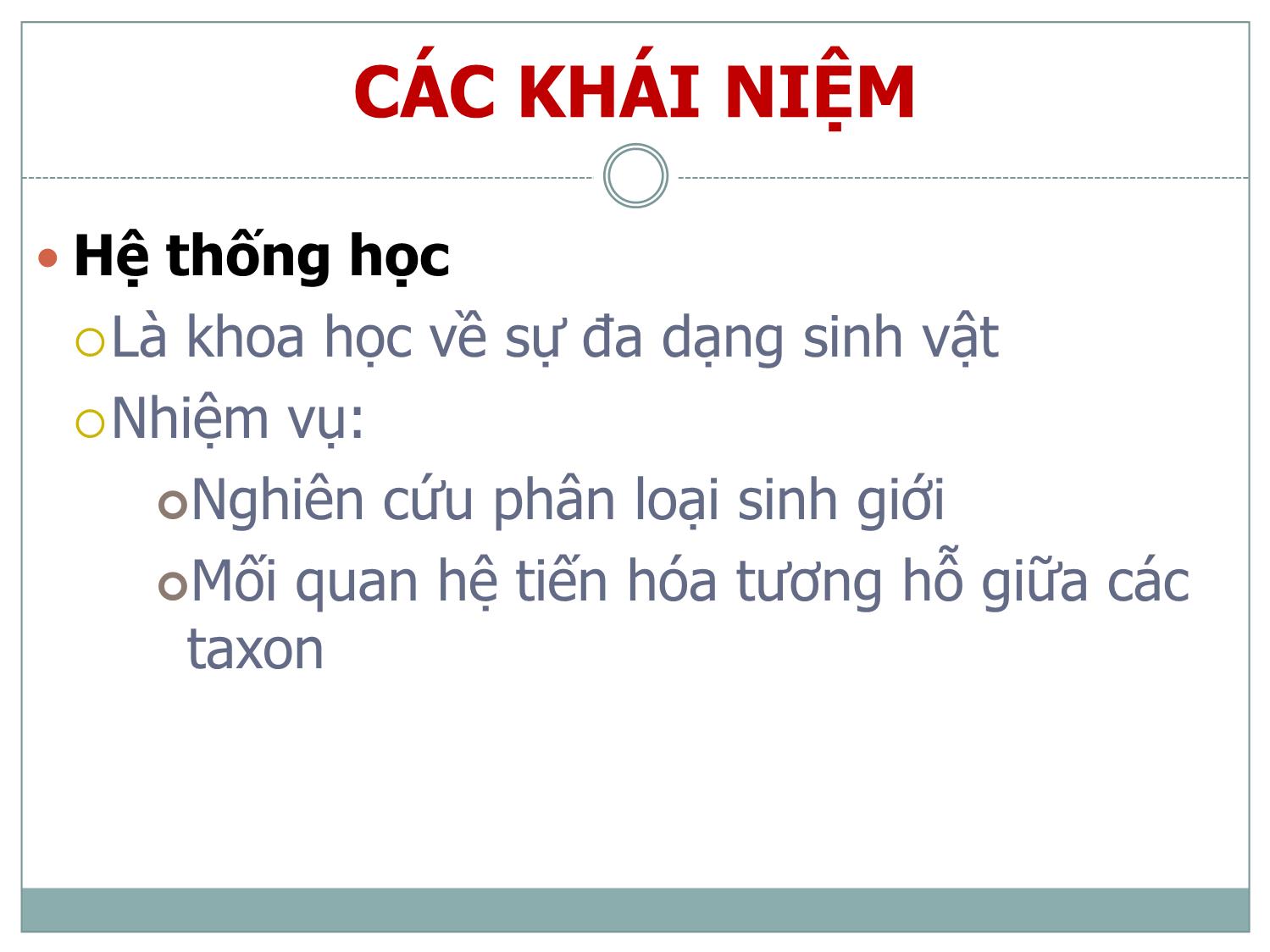 Bài giảng Danh pháp và phân loại thực vật trang 5