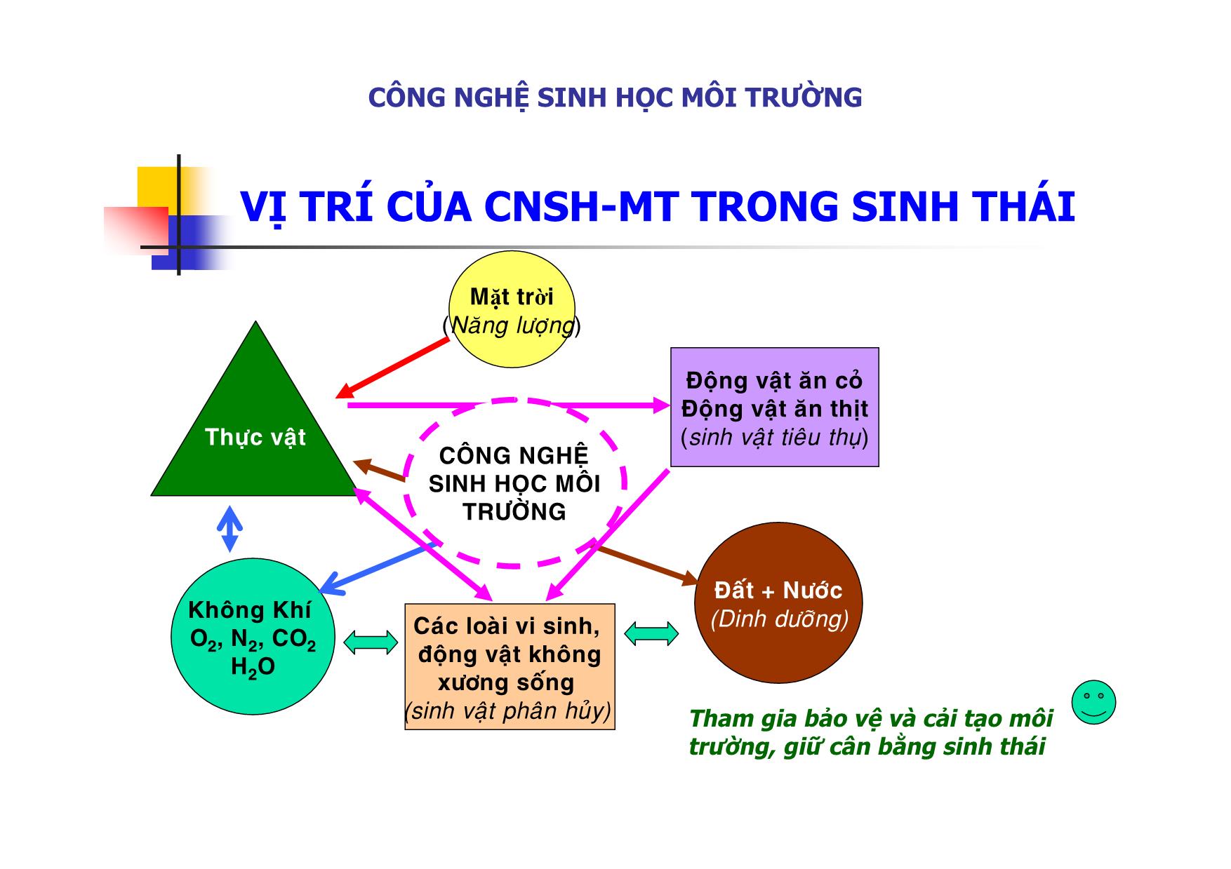 Bài giảng môn Công nghệ sinh học môi trường trang 3