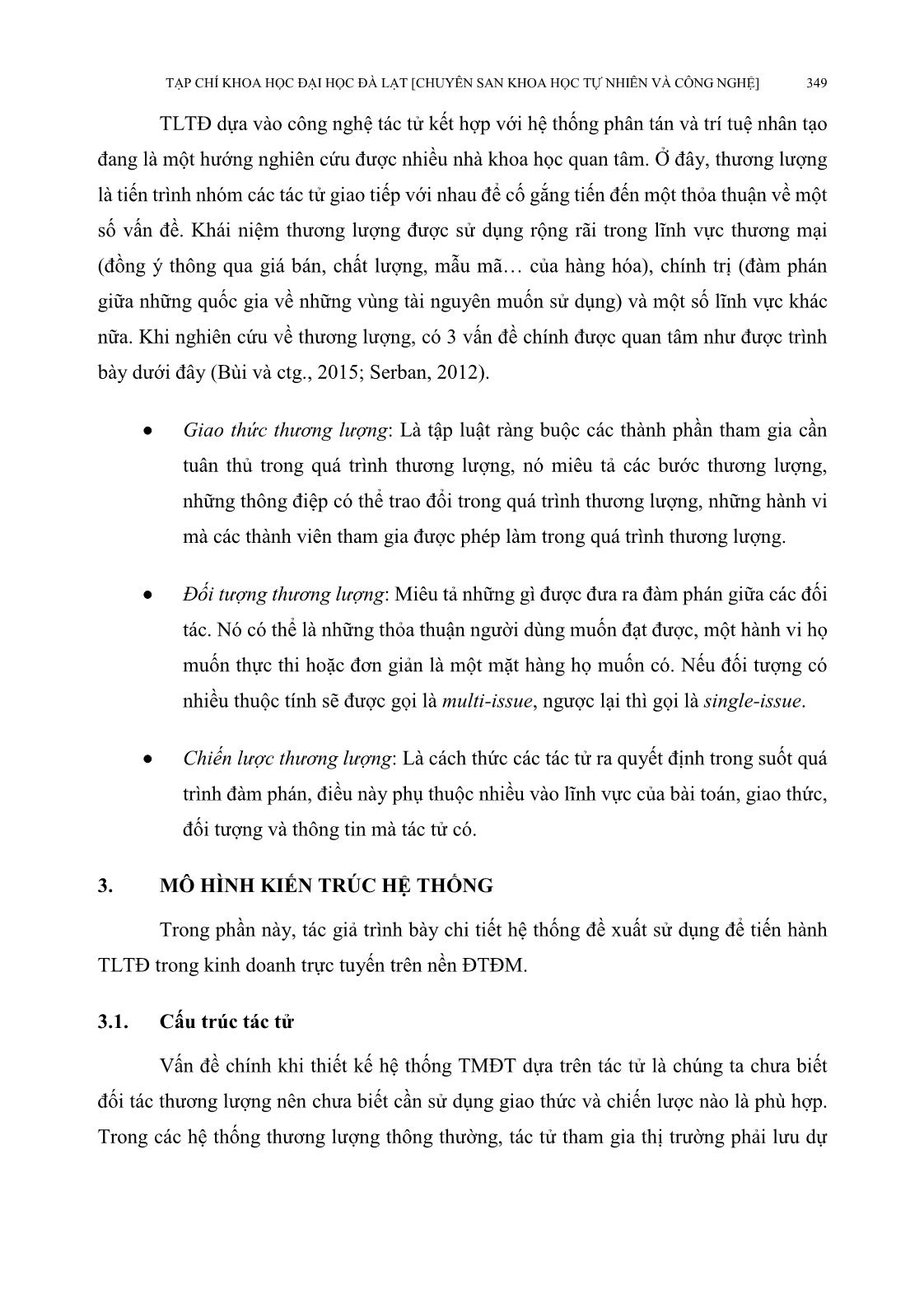 Một mô hình ứng dụng công nghệ điện toán đám mây trong bài toán thương lượng tự động sử dụng hệ đa tác tử trang 8