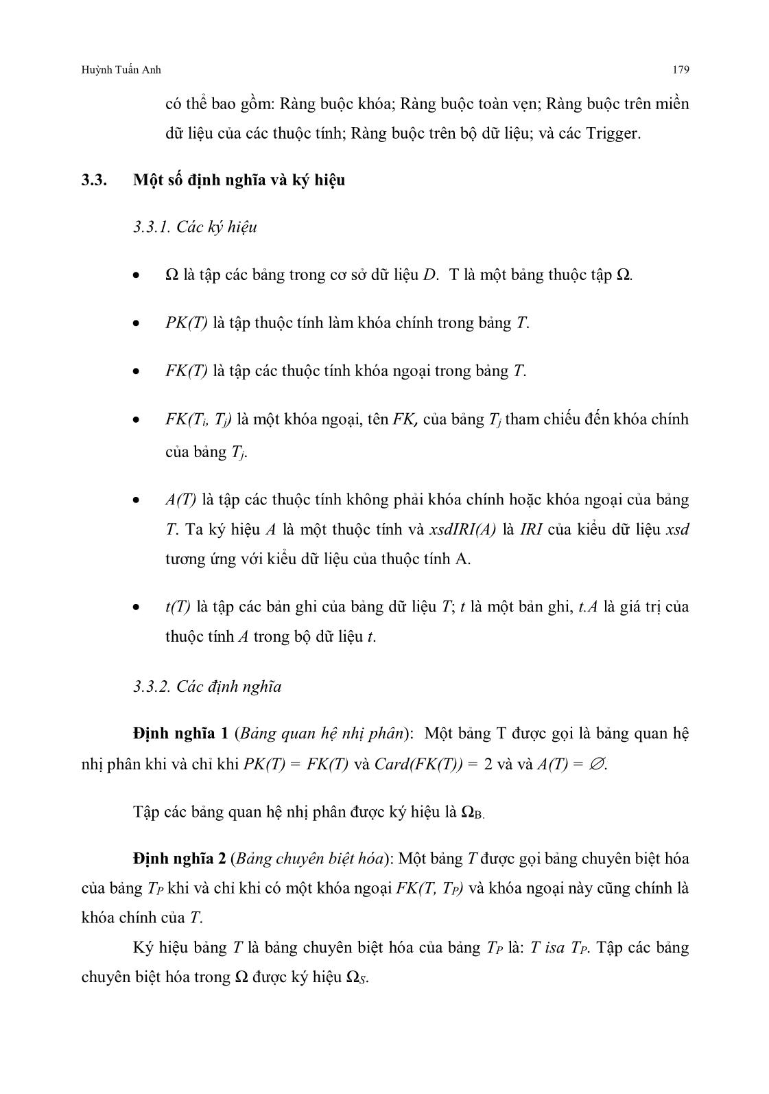 Mô hình hóa tri thức cho một cơ sở dữ liệu quan hệ bằng Ontology Web Language trang 5