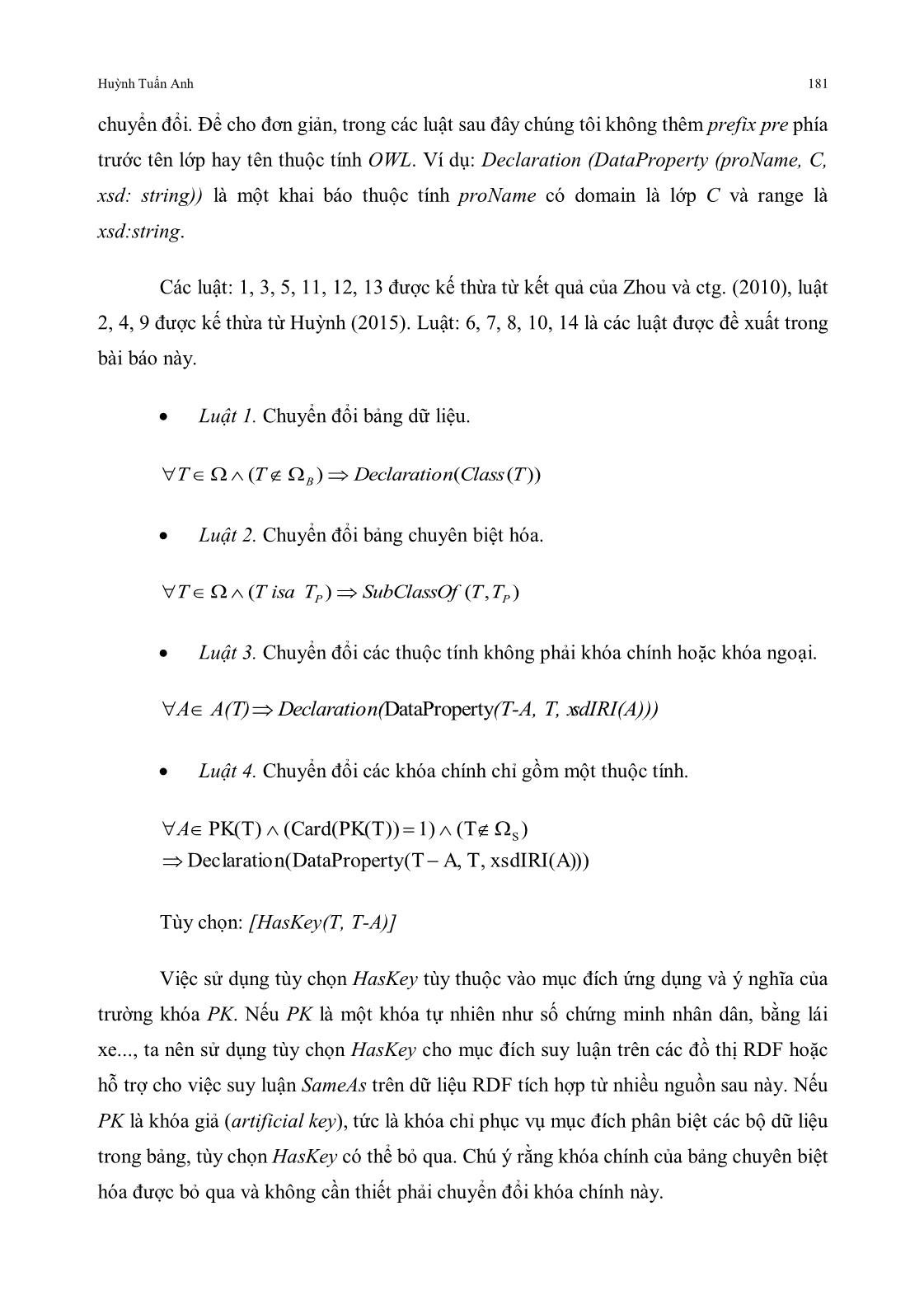 Mô hình hóa tri thức cho một cơ sở dữ liệu quan hệ bằng Ontology Web Language trang 7