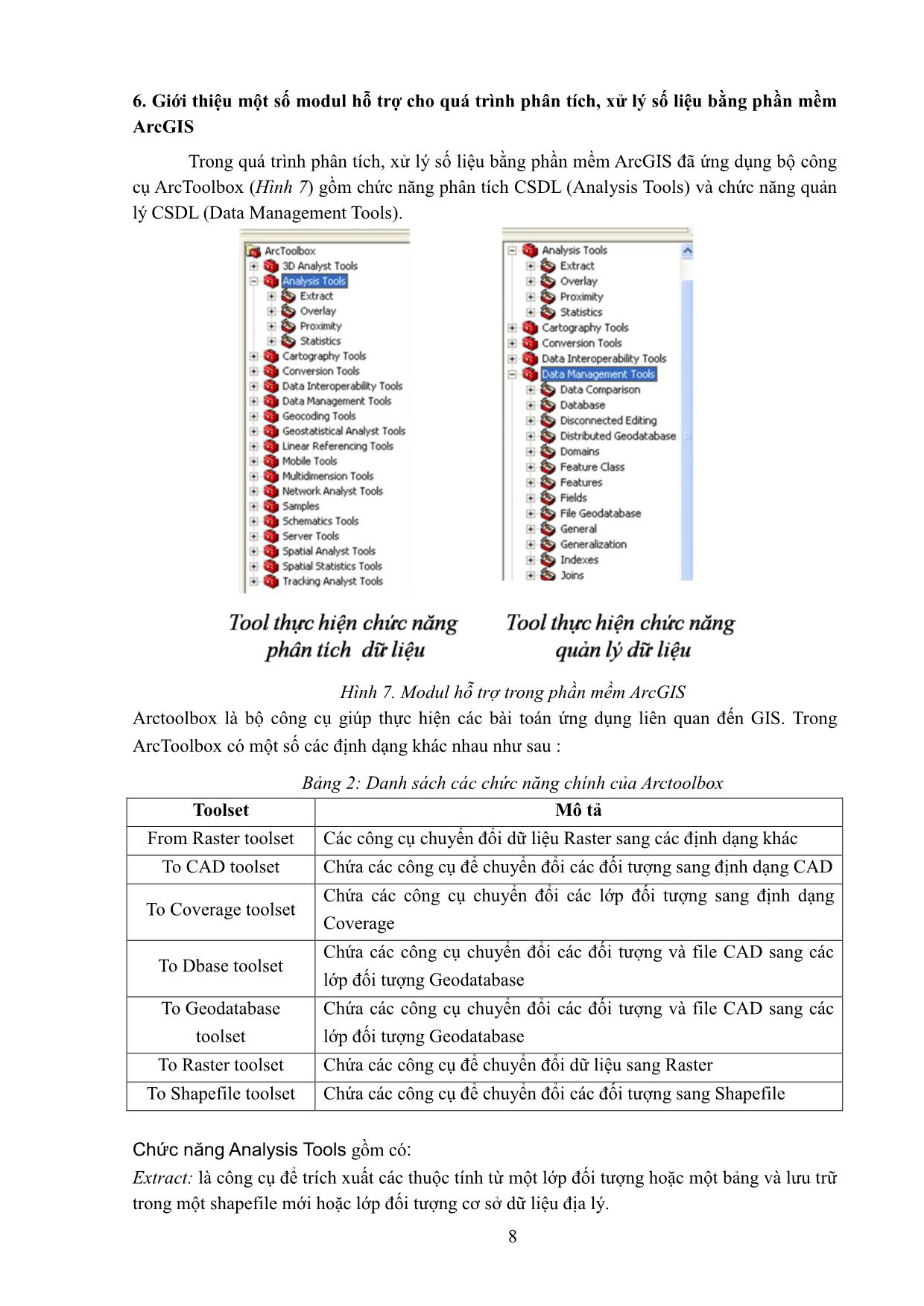 Xây dựng cấu trúc CSDL Địa chất & Địa vật lý biển bằng phần mềm Arcgis 9.3 từ các kết quả nghiên cứu, điều tra, khảo sát của viện Địa chất & Địa vật lý biển trang 8