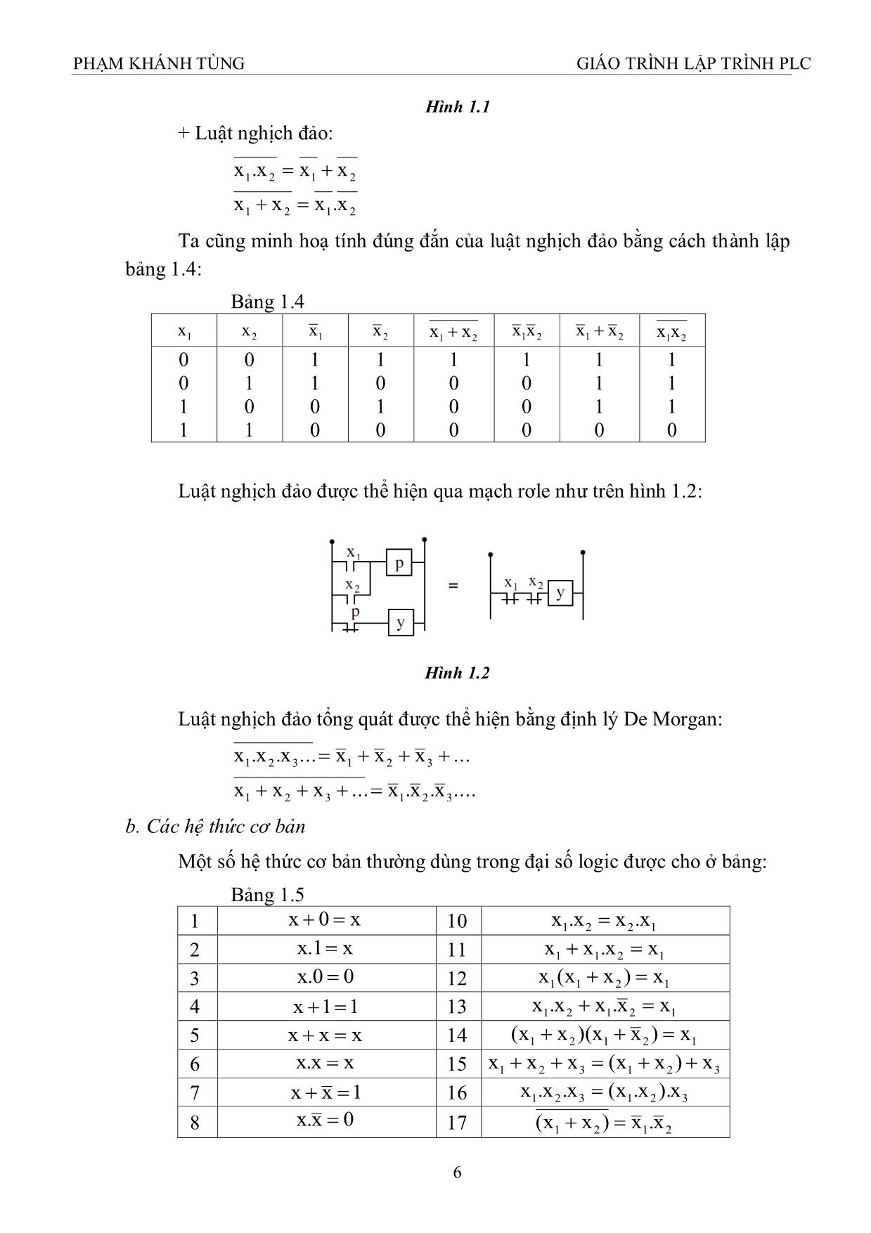 Giáo trình Lập trình PLC trang 6