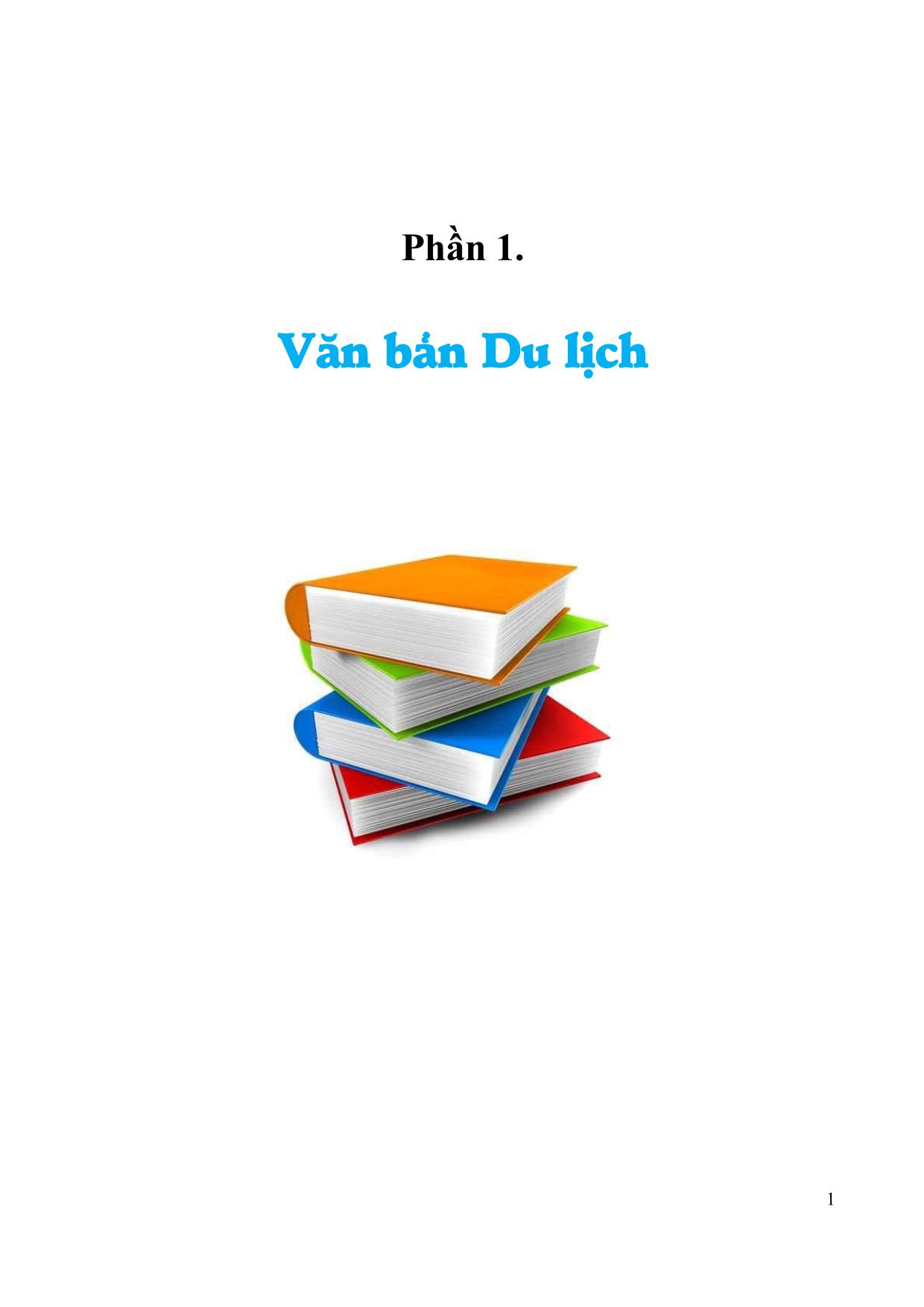 Chuyên đề Để Du lịch trở thành ngành kinh tế mũi nhọn trang 5