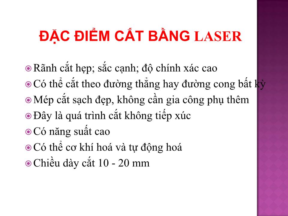 Bài giảng Gia công tia Laser trang 9