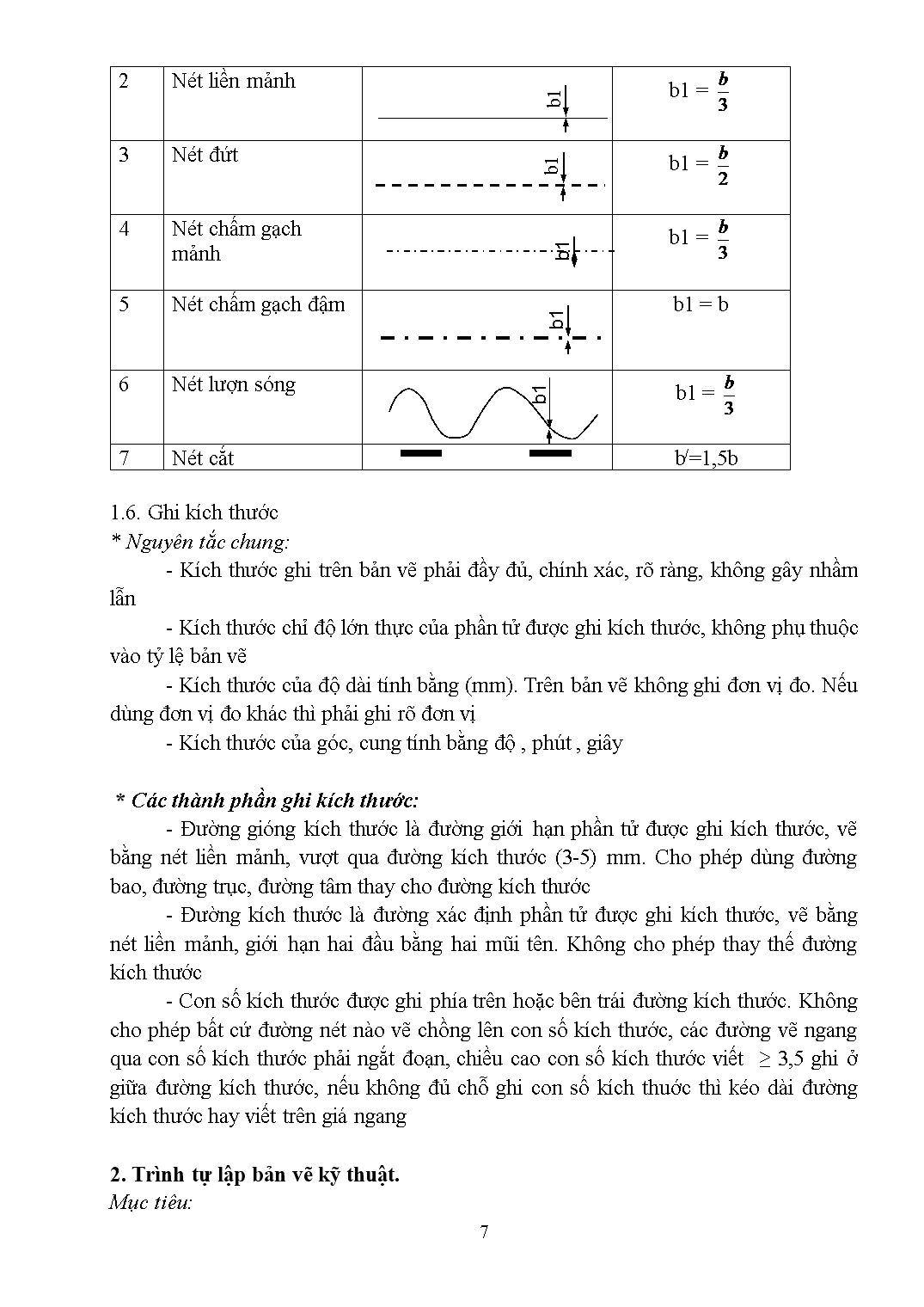 Giáo trình Vẽ kỹ thuật - Trường Cao đẳng Xây dựng Thành phố Hồ Chí Minh trang 8