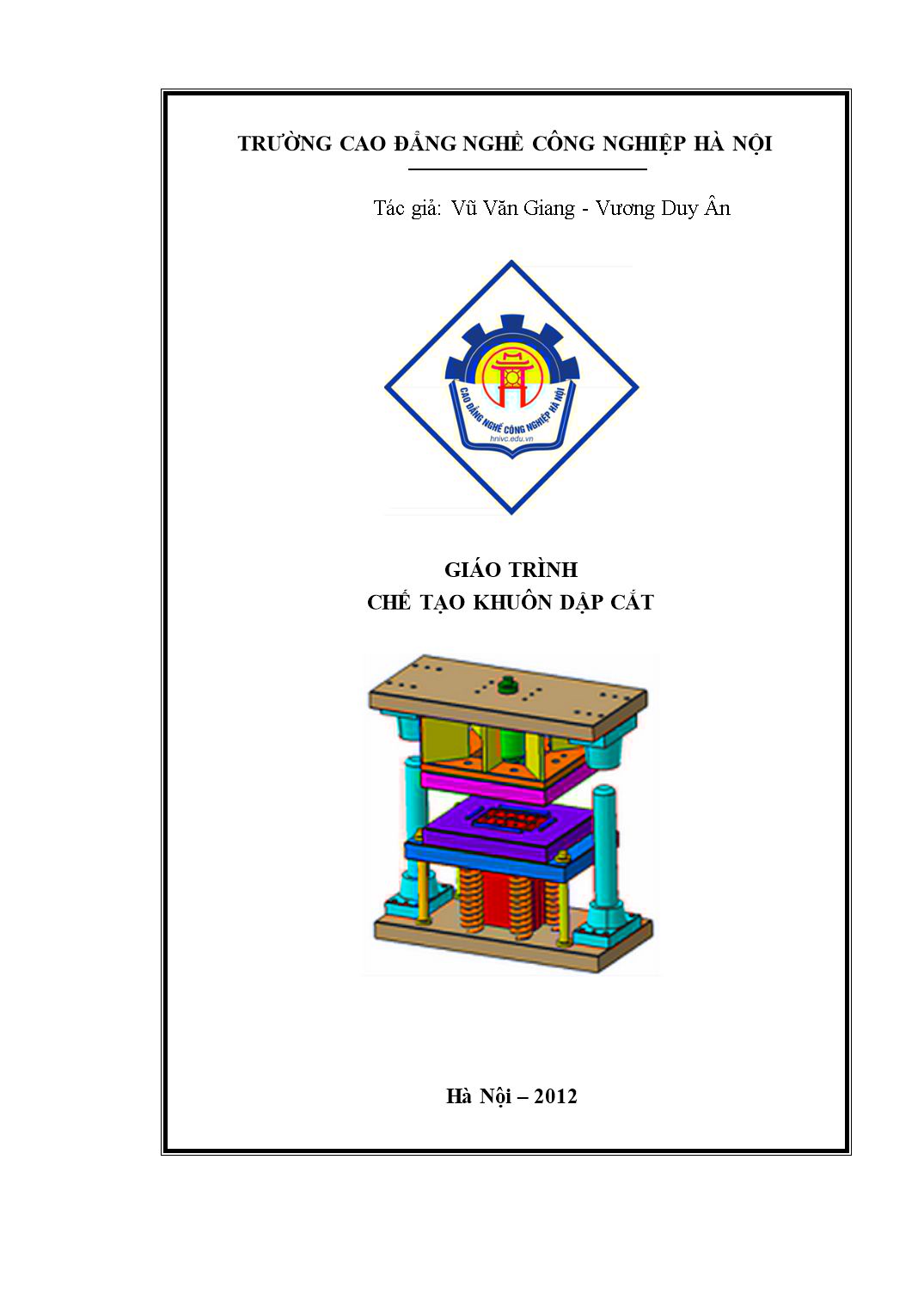 Giáo trình Chế tạo khuôn dập cắt trang 1