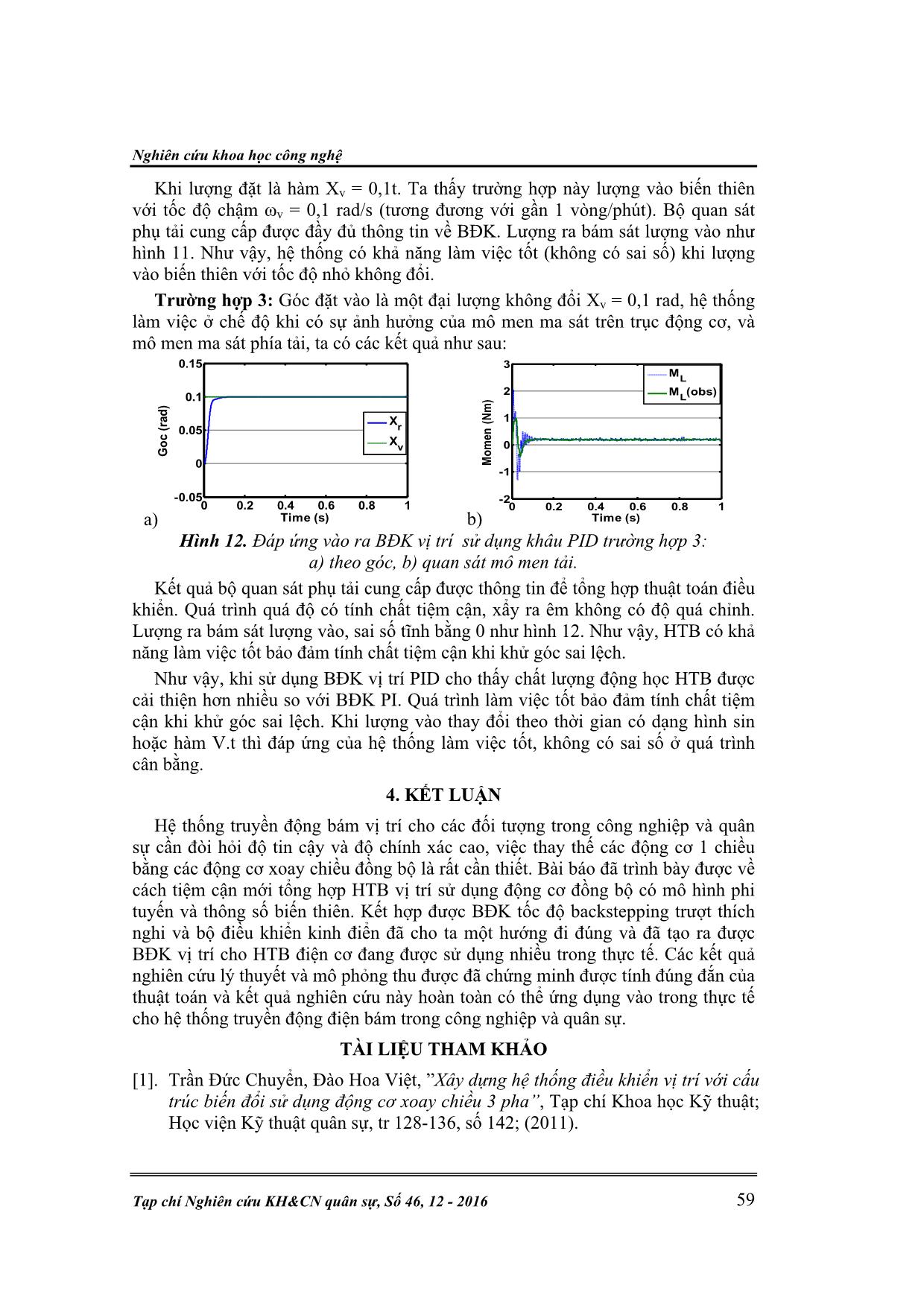 Tổng hợp bộ điều khiển vị trí cho hệ thống truyền động bám điện cơ sử dụng động cơ PMSM trang 8