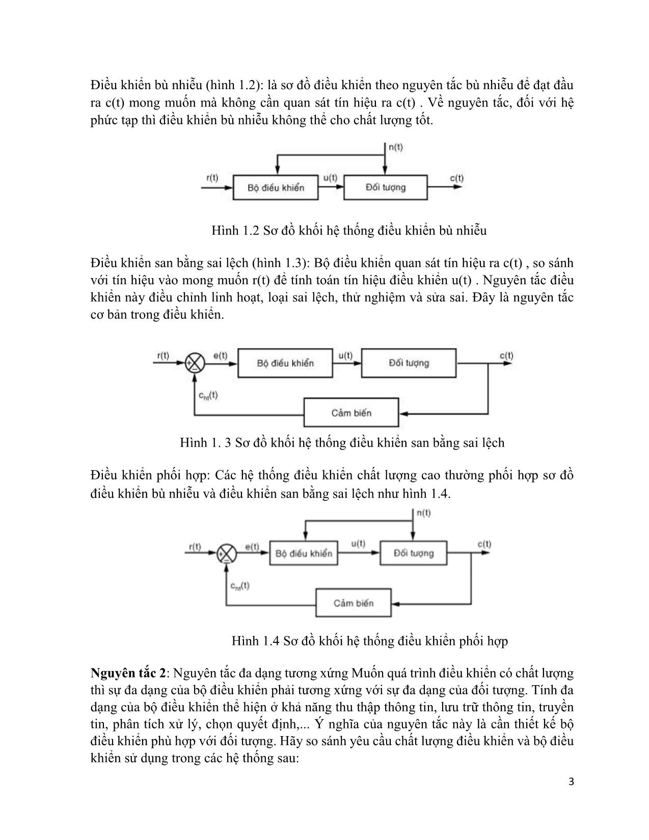 Bài giảng Hệ thống điều khiển tự động - Trường Đại học Phạm Văn Đồng trang 7