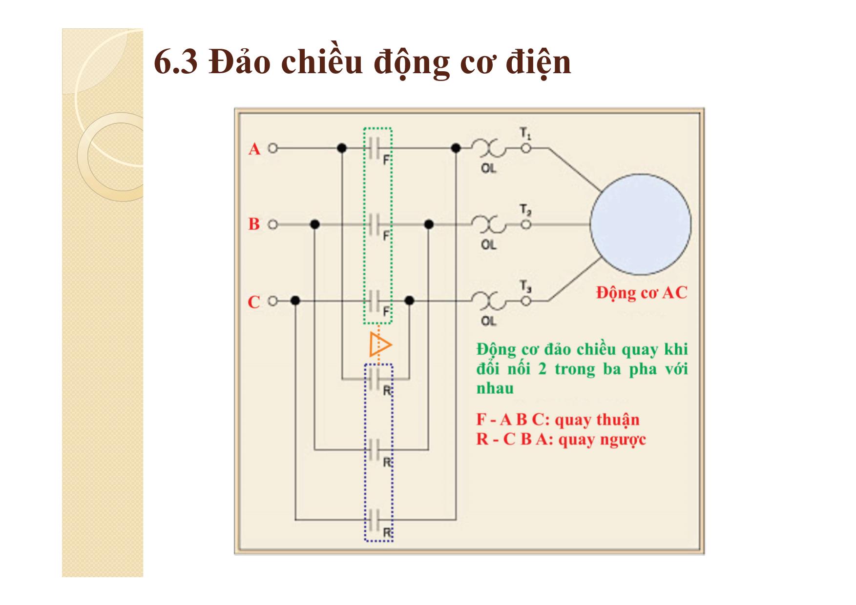 Bài giảng Khí cụ điện - Chương 6: Công tắc Tơ và Điều khiển động cơ trang 10