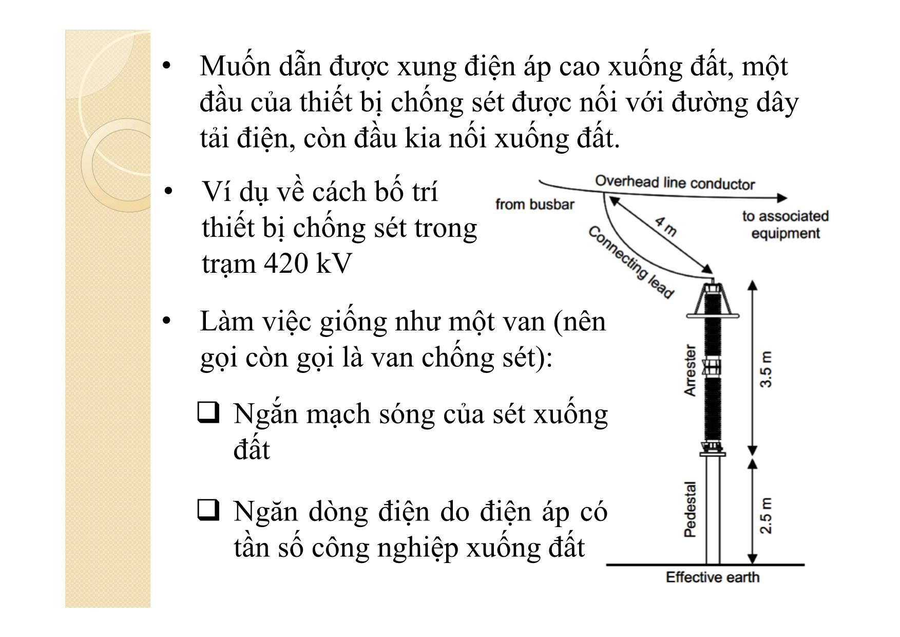 Bài giảng Khí cụ điện - Chương 11: Thiết bị chống sét và kháng điện trang 7