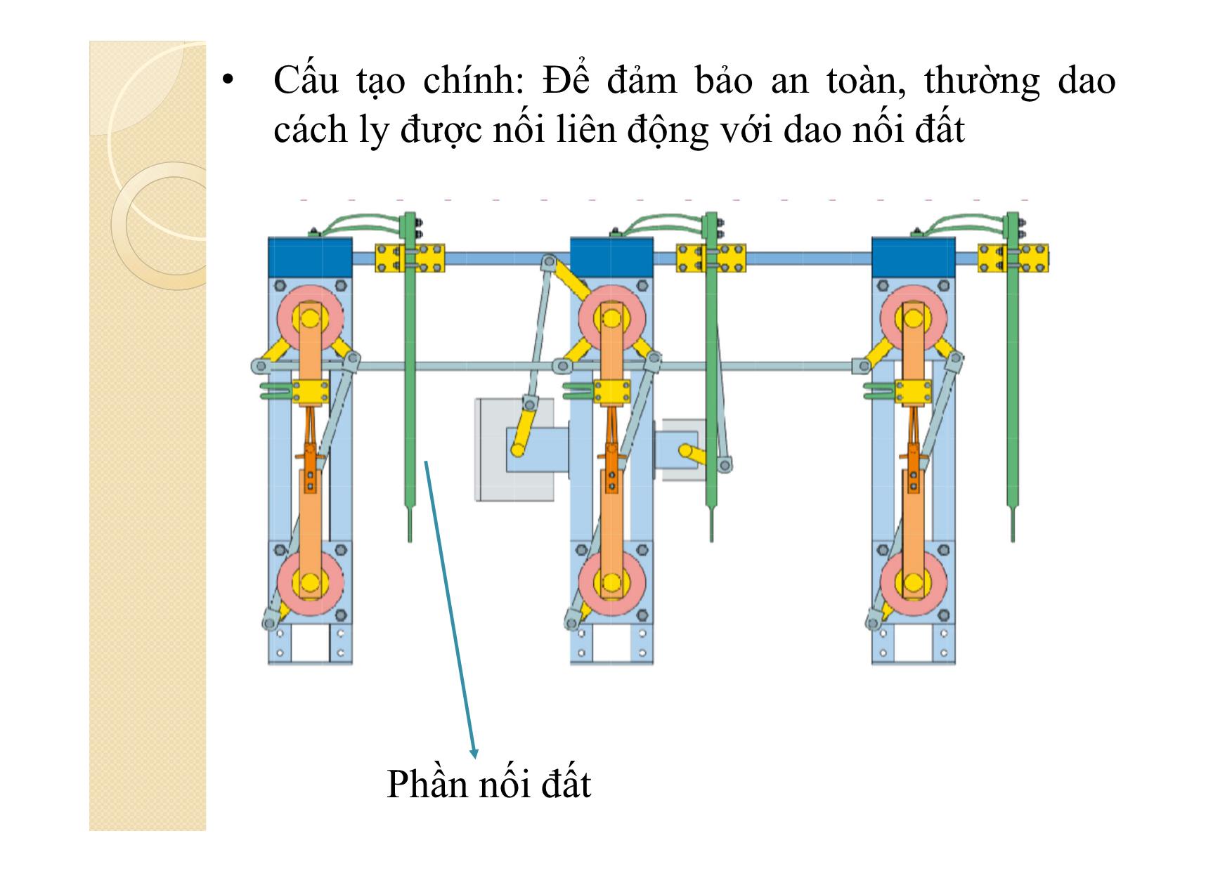 Bài giảng Khí cụ điện - Chương 10: Dao cách ly và dao ngắn mạch trang 9