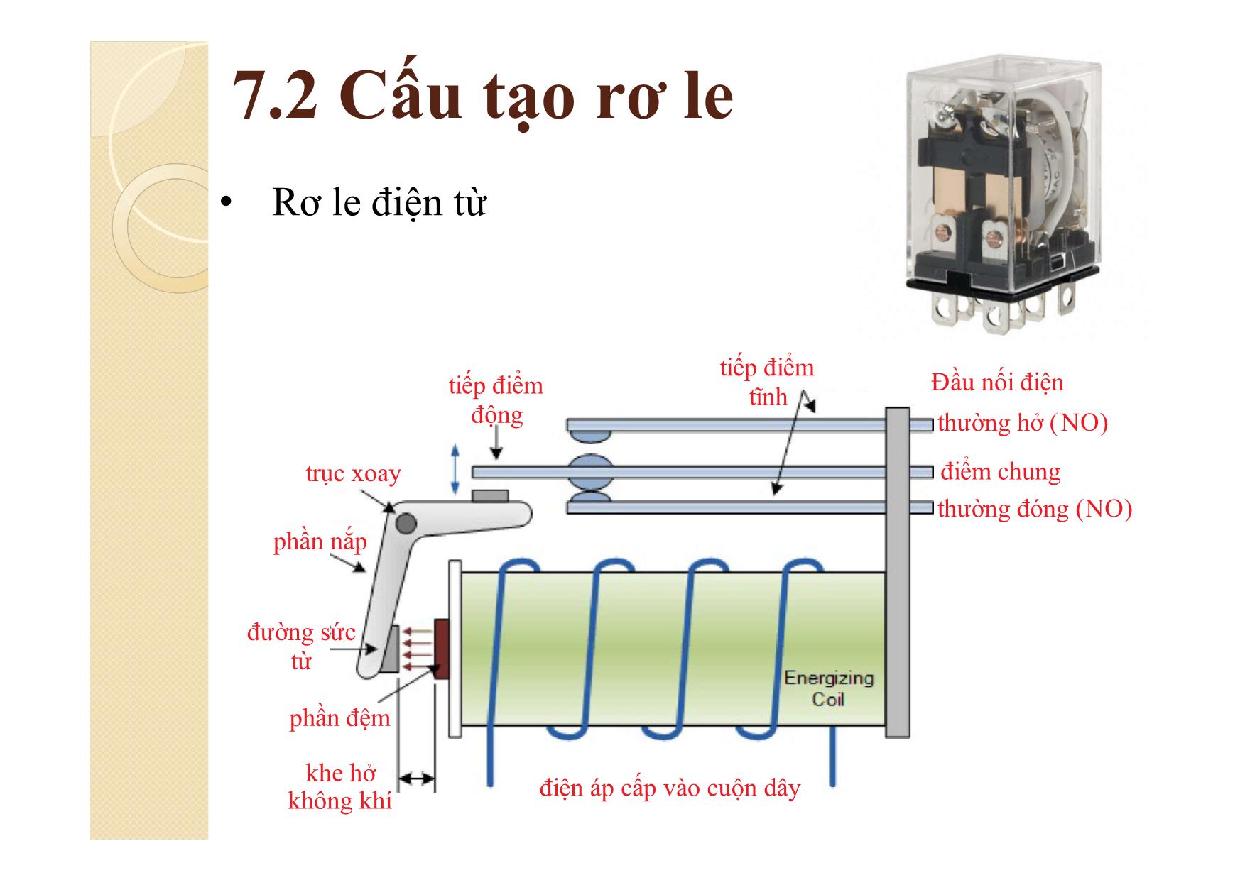 Bài giảng Khí cụ điện - Chương 7: Rơ le trang 7