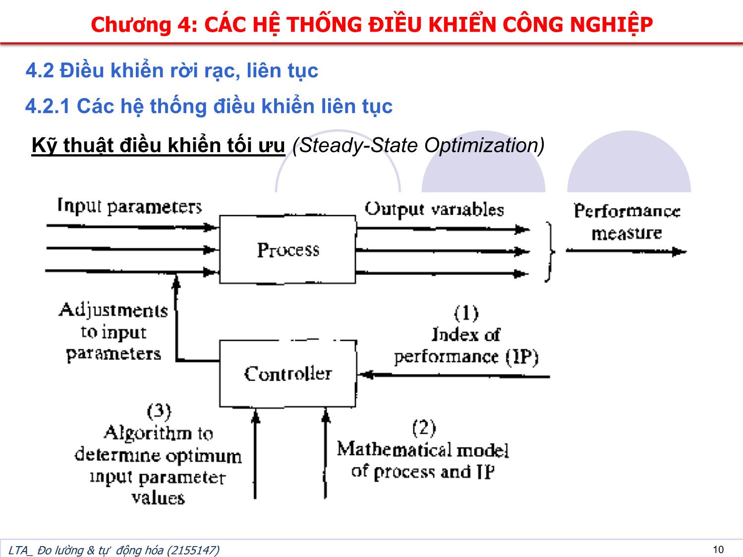 Bài giảng Đo lường và tự động hóa - Chương 4: Các hệ thống điều khiển công nghiệp trang 10