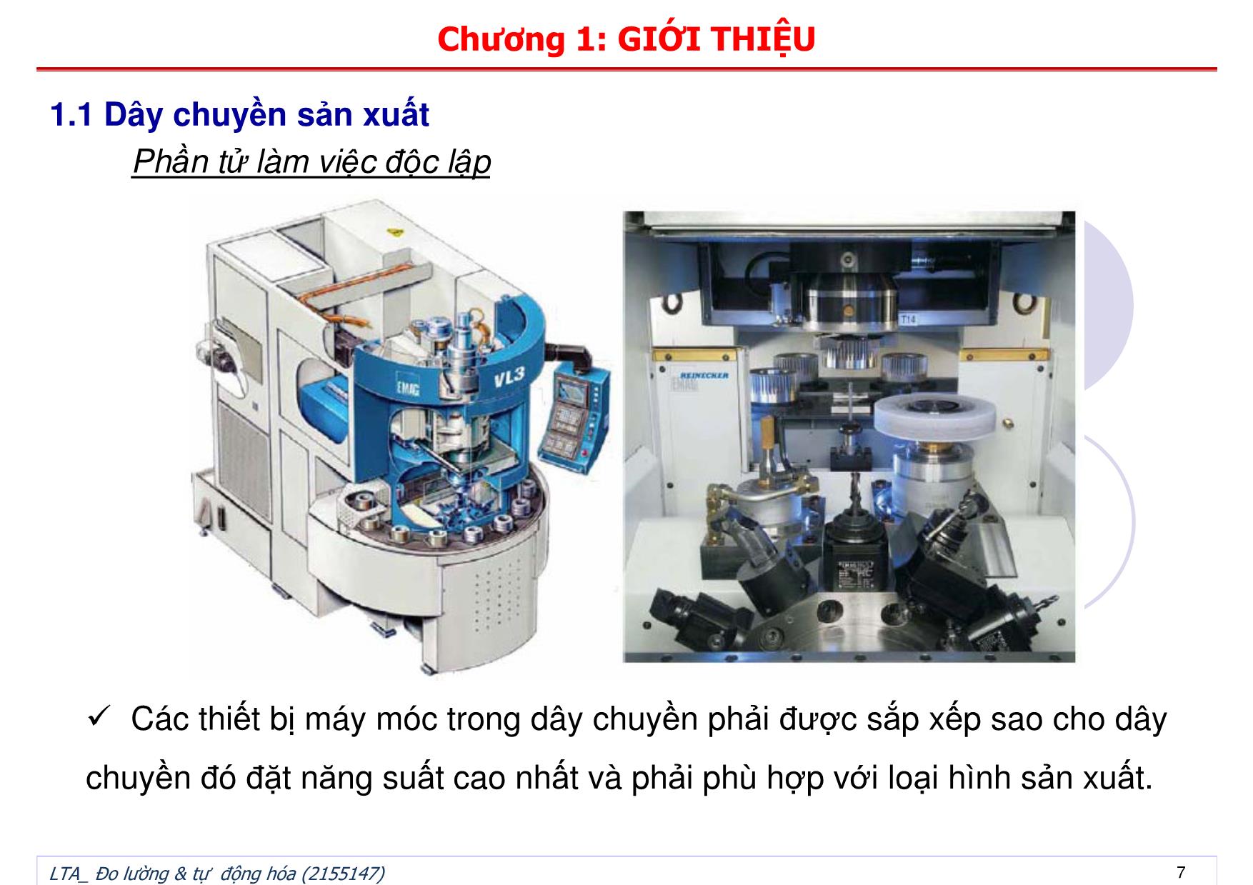 Bài giảng Đo lường và tự động hóa - Chương 1: Giới thiệu trang 7