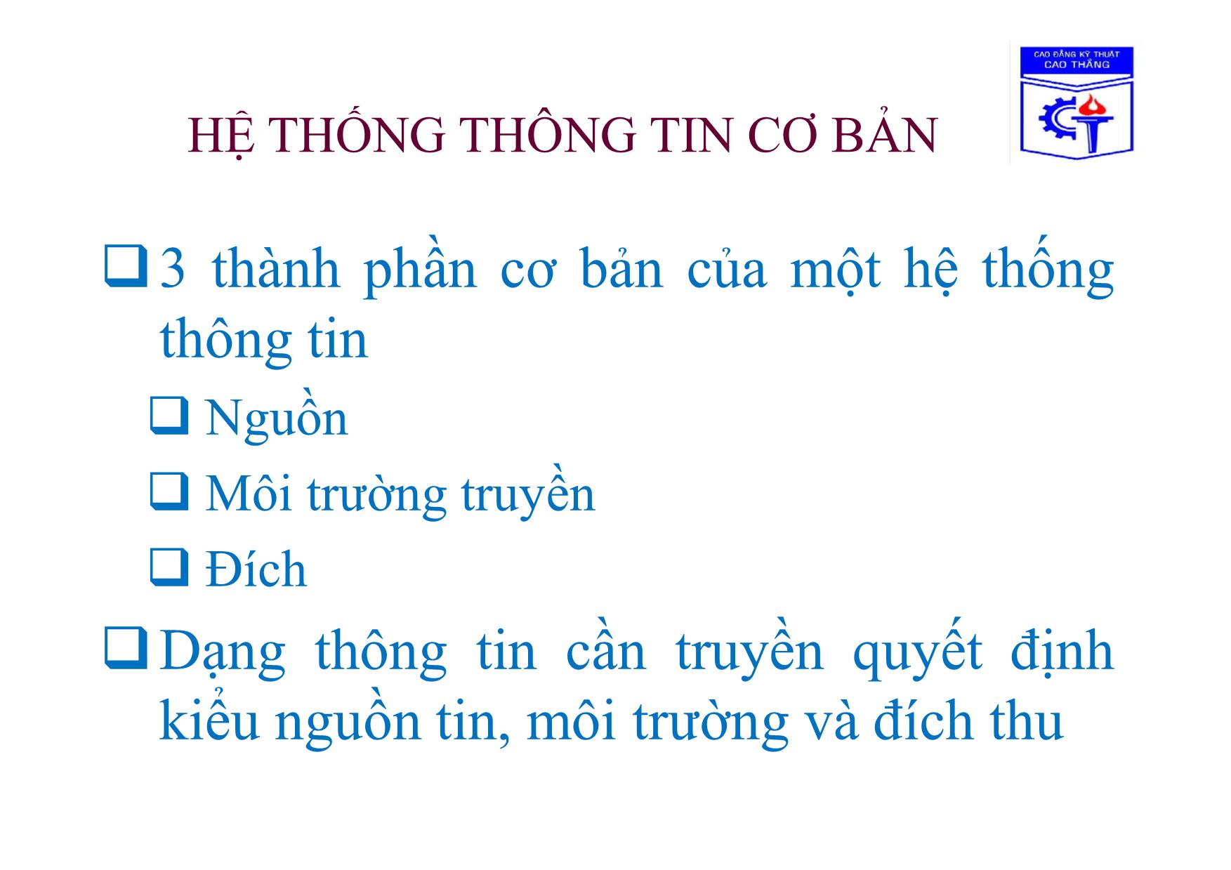 Bài giảng Truyền số liệu - Chương 1: Tổng quan về mạng truyền số liệu trang 8