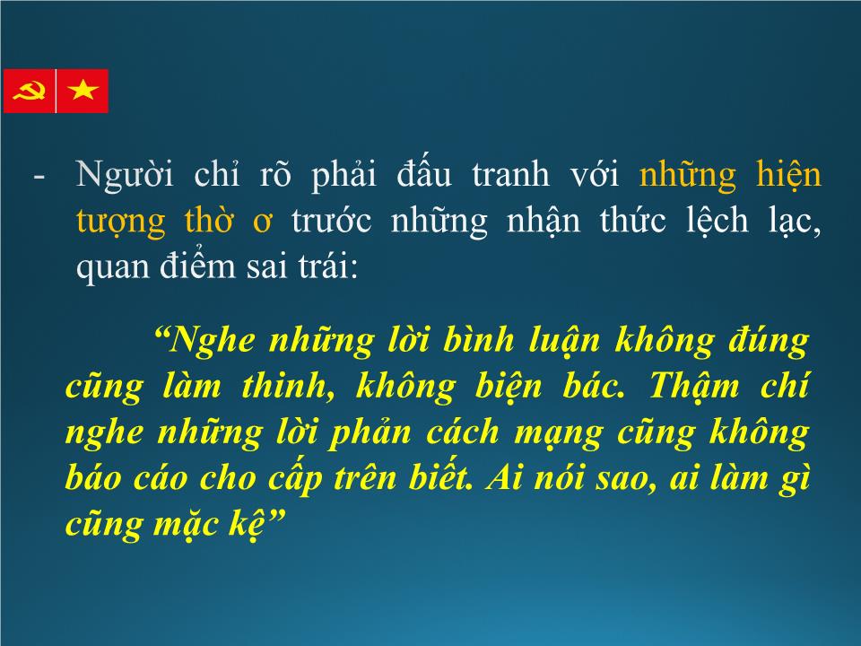 Chuyên đề Học tập và làm theo tư tưởng, đạo đức, phong cách Hồ Chí Minh về phòng, chống suy thoái tư tưởng chính trị, đạo đức, lối sống, “tự diễn biến”, “tự chuyển hóa” trong nội bộ trang 5