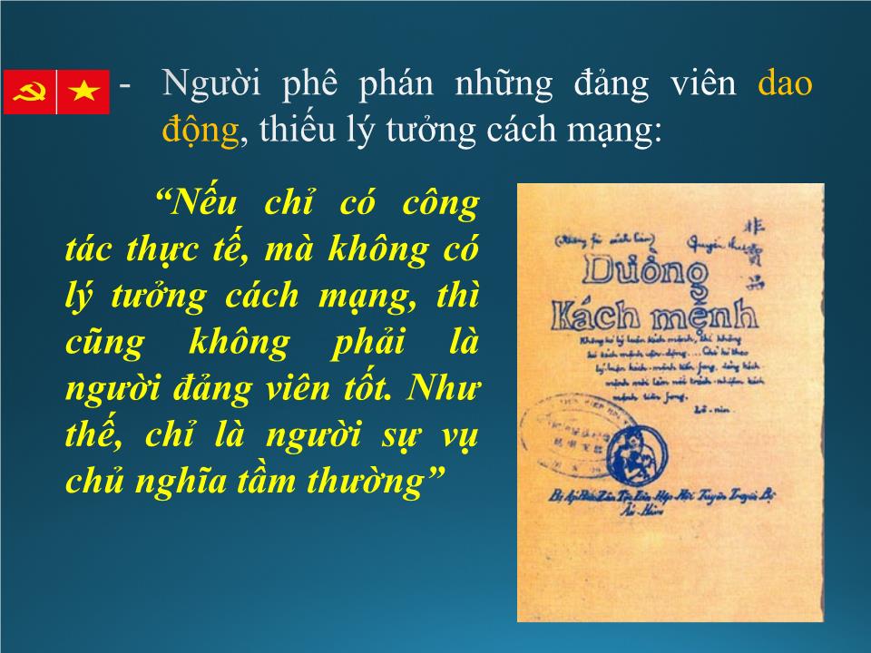 Chuyên đề Học tập và làm theo tư tưởng, đạo đức, phong cách Hồ Chí Minh về phòng, chống suy thoái tư tưởng chính trị, đạo đức, lối sống, “tự diễn biến”, “tự chuyển hóa” trong nội bộ trang 6